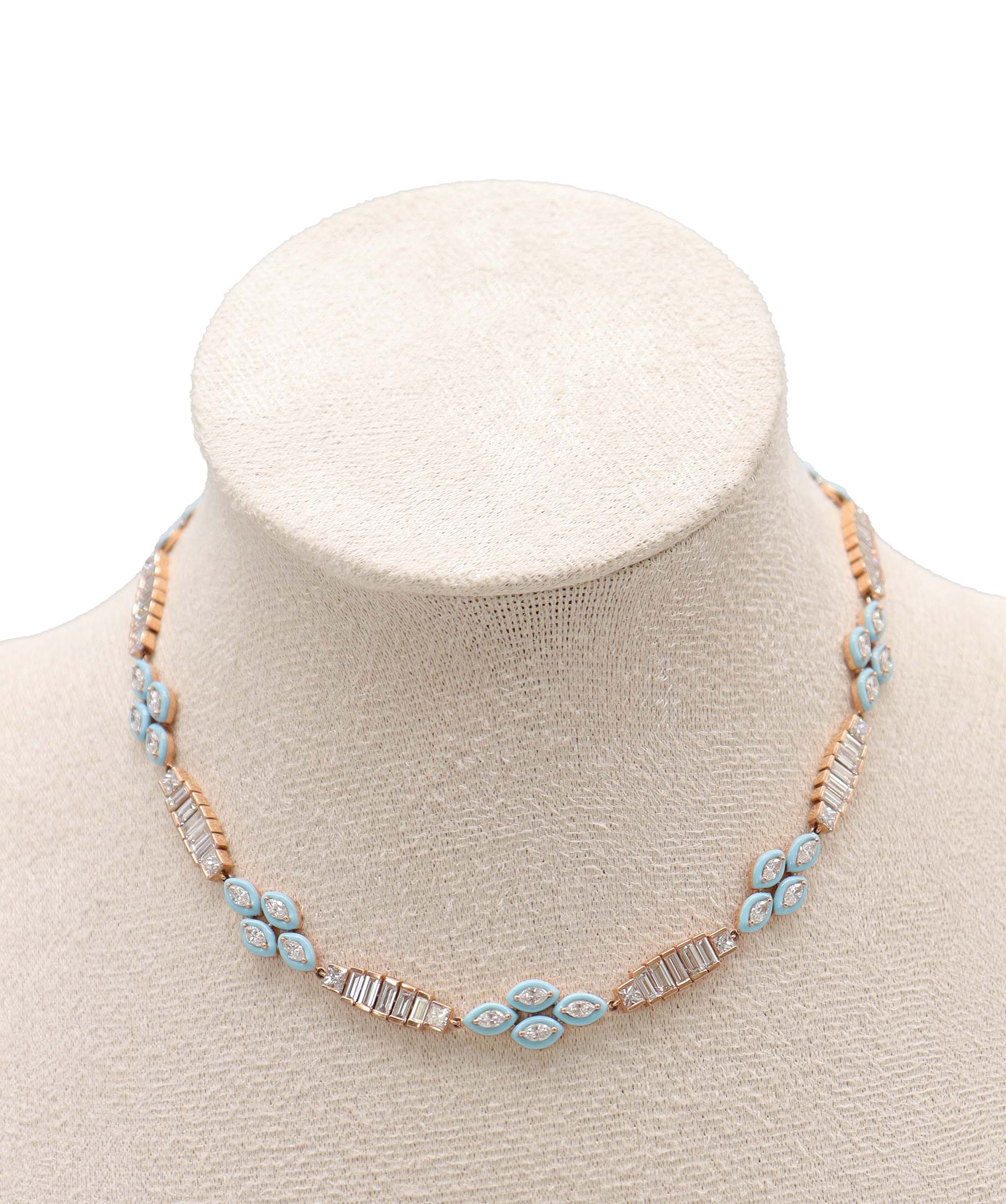 Luxury Promise Necklace Pendant Twilight Blue Gold:  17.170 / Diamond: 4.900 P-C89K ASC6652