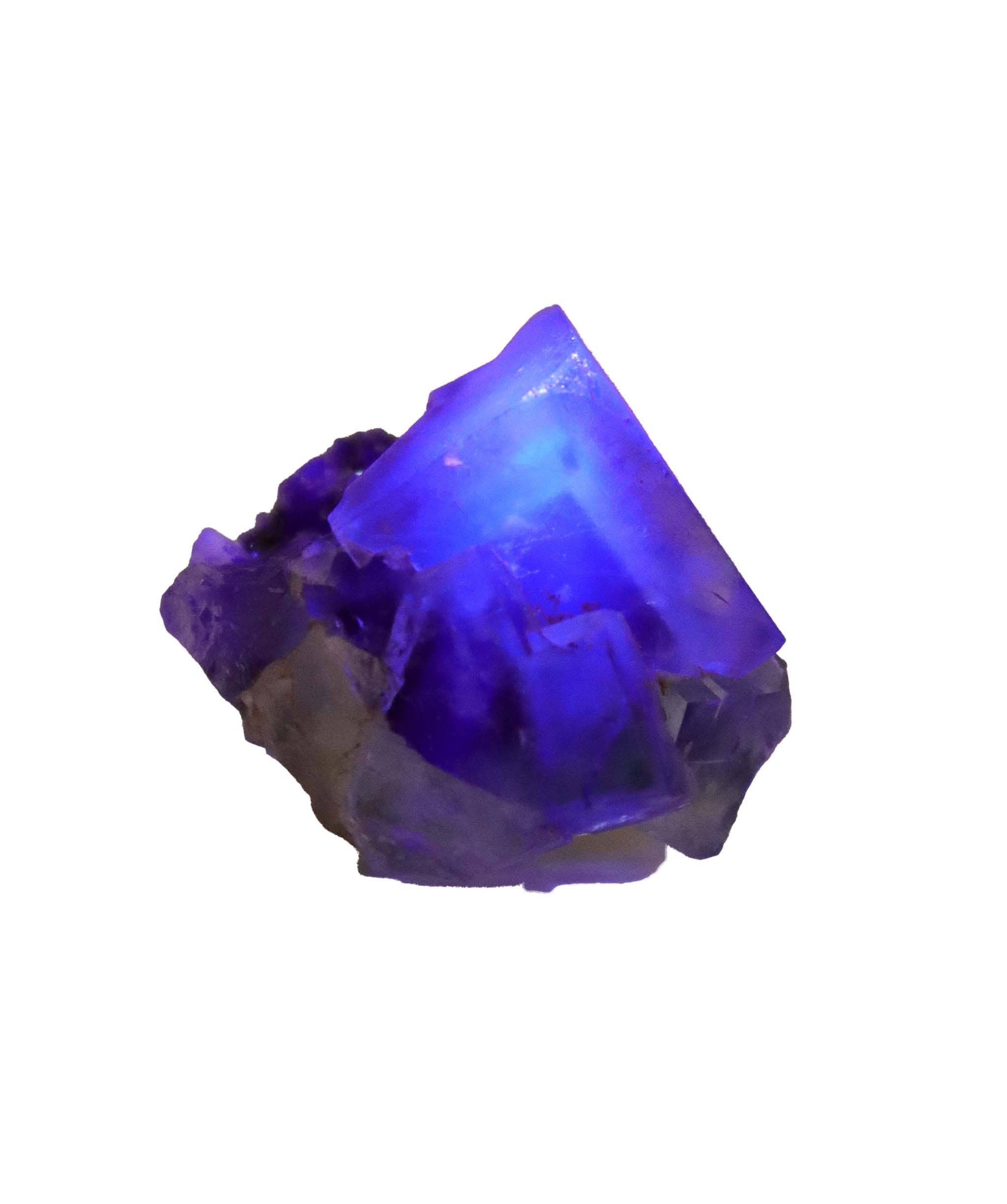 Luxury Promise Neon Mint Fluorite Crystal from Namibia mini (strong fluorescence) RDC0191