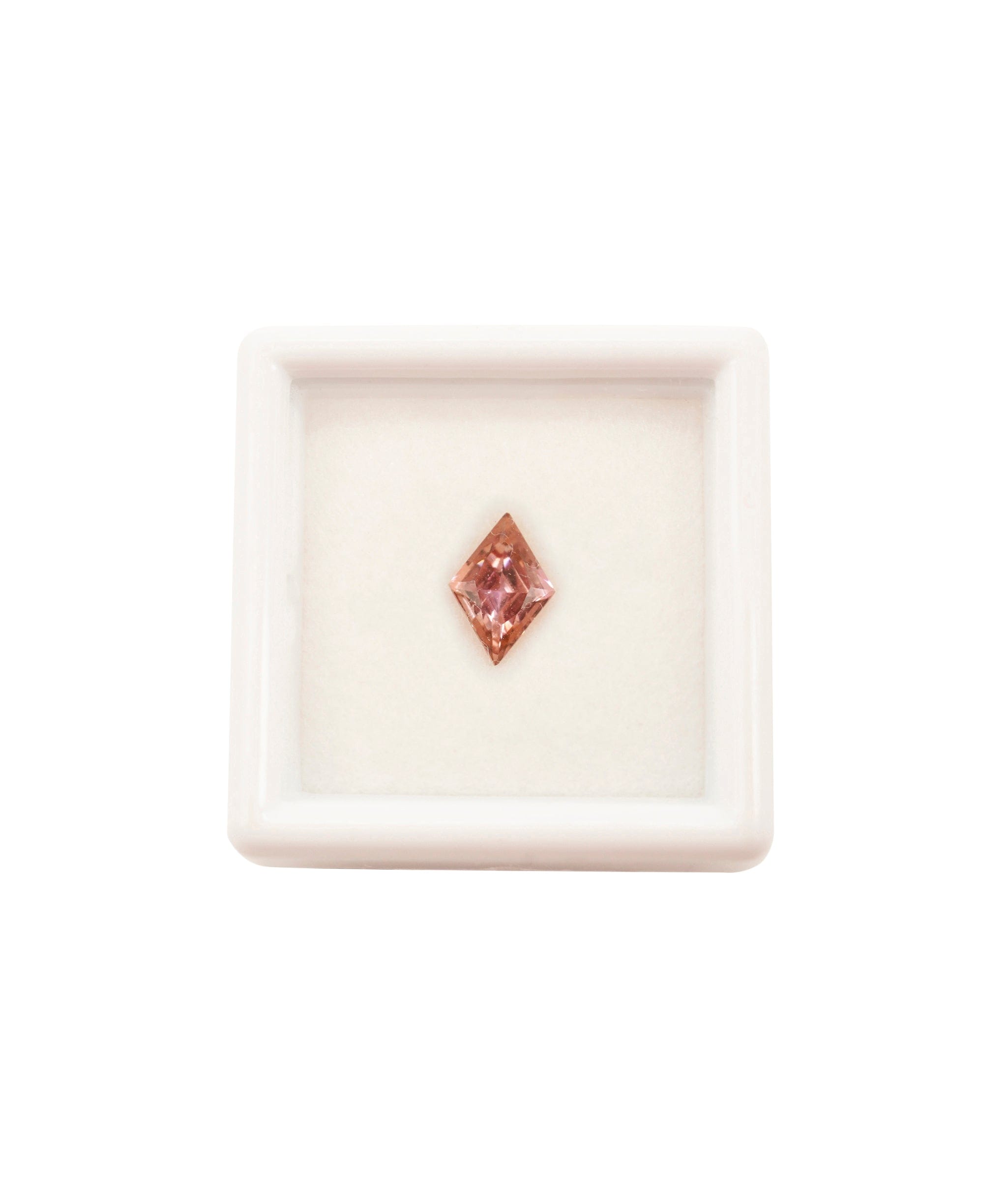 Luxury Promise Orange Pink Spinel 0.79 Orange Pink Diamond ALC3415