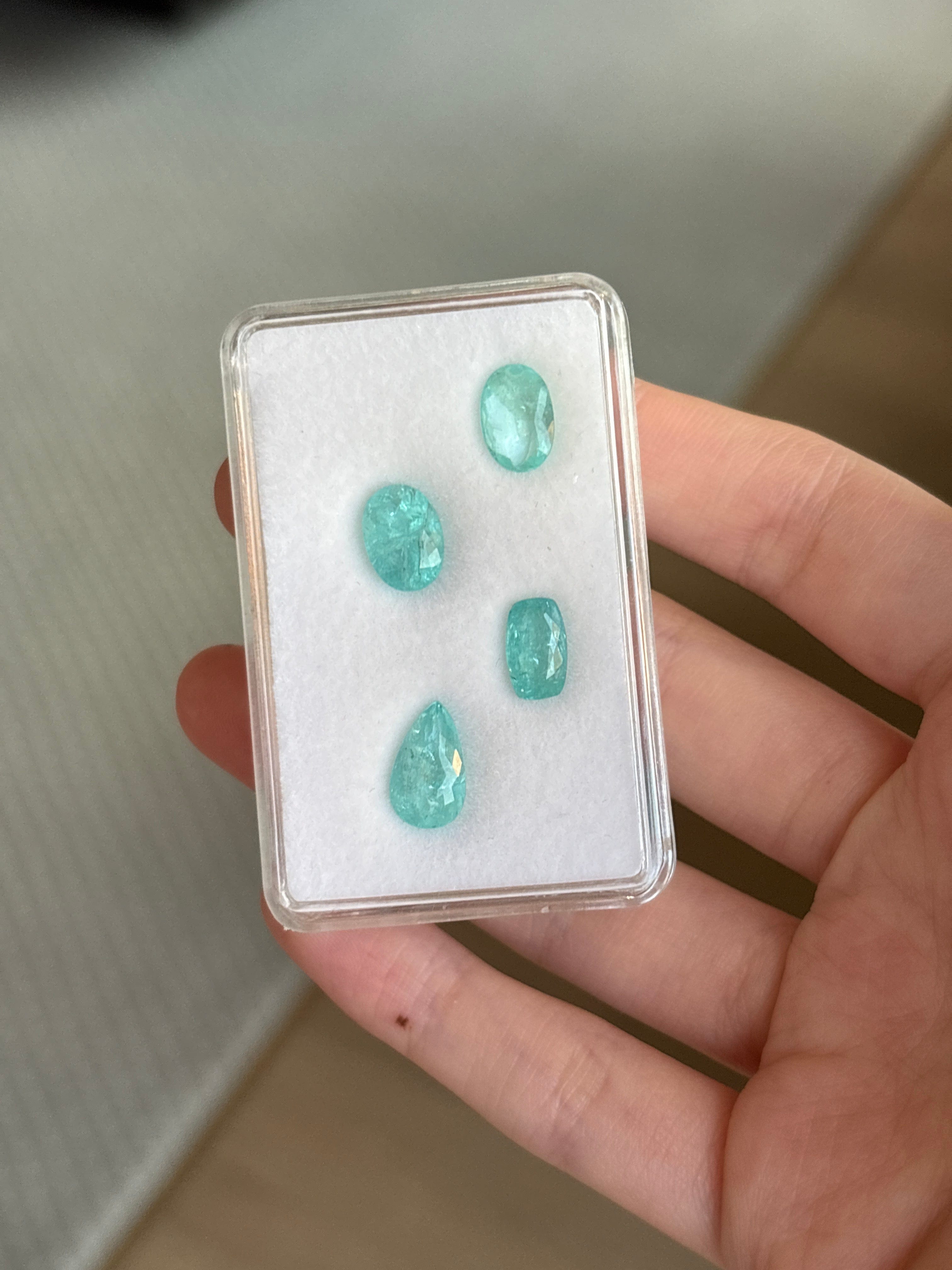 Luxury Promise P-49 8.23ct Paraiba Lot DXBCD1551