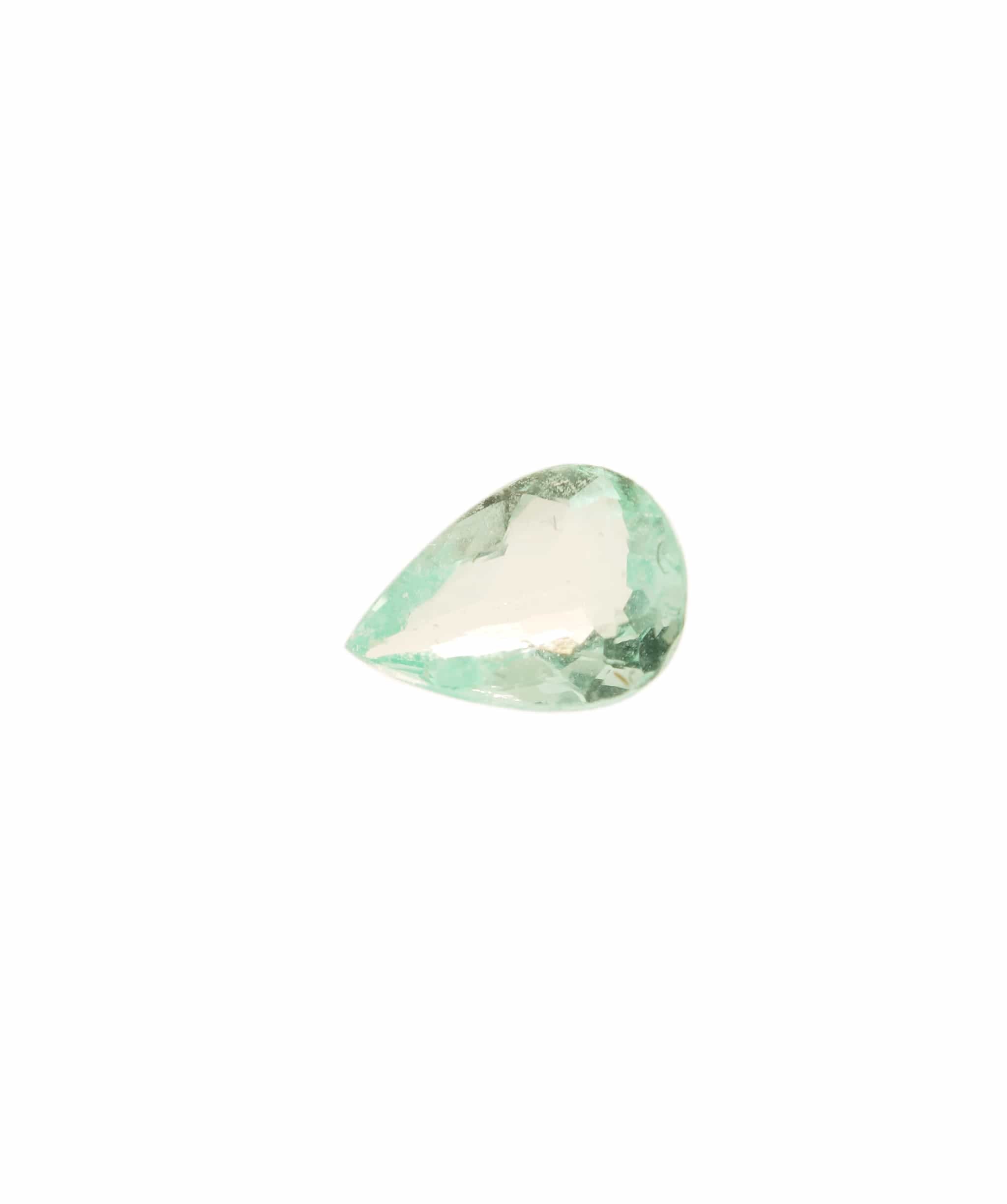 Luxury Promise Paraiba Blue/Green Pear 0.5 crt ANC1557