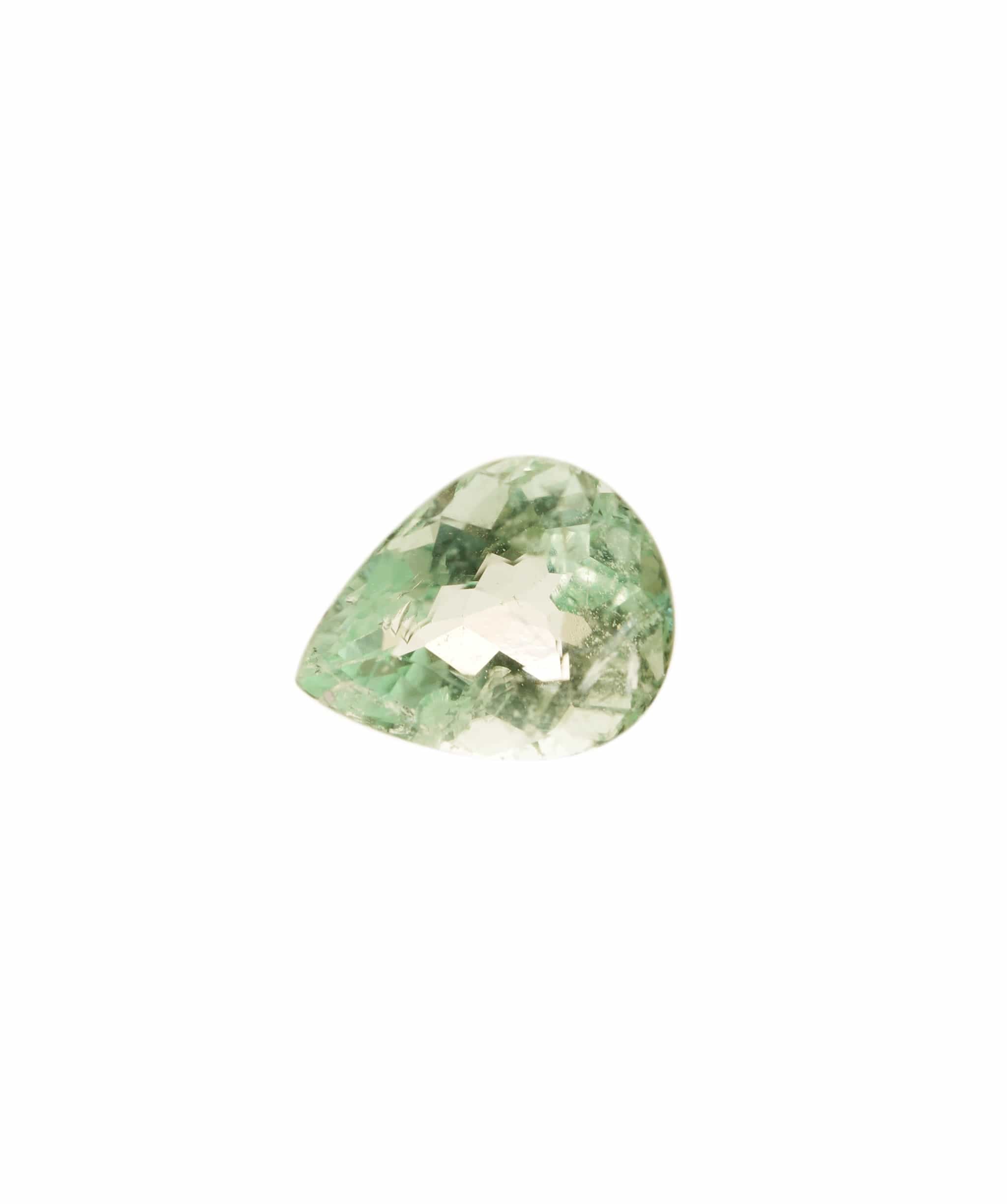 Luxury Promise Paraiba Blue/Green Pear 0.58 crt ANC1555
