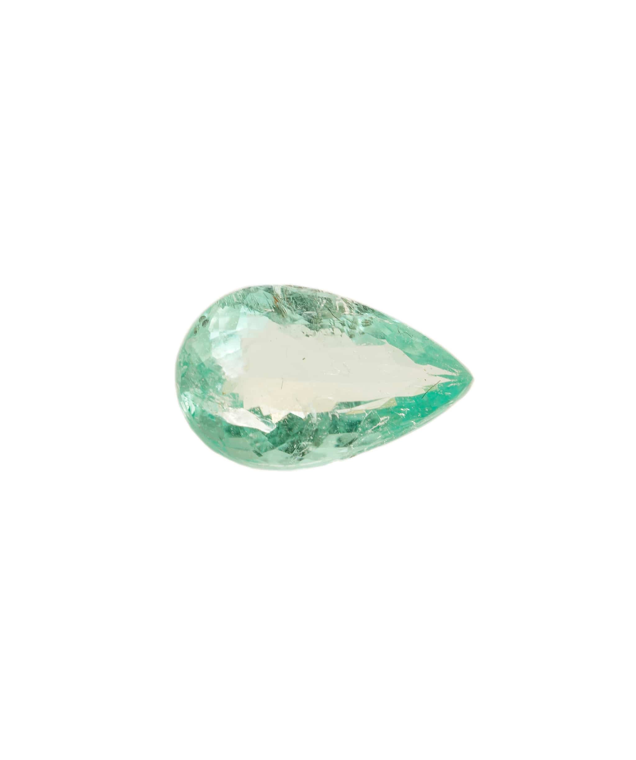 Luxury Promise Paraiba Blue/Green Pear 1.32 crt ANC1553