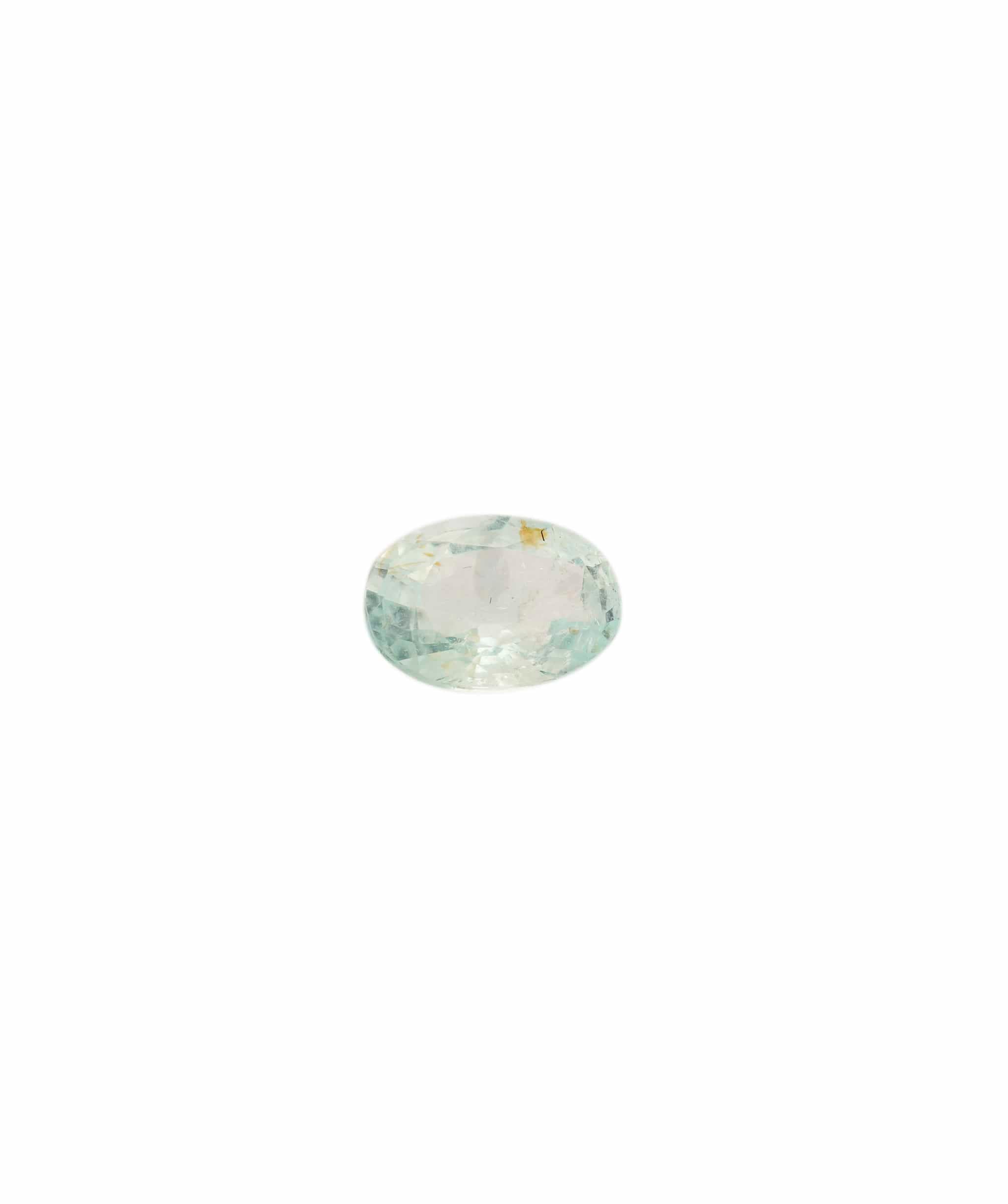 Luxury Promise Paraiba Blue Oval 0.77 crt ANC1646