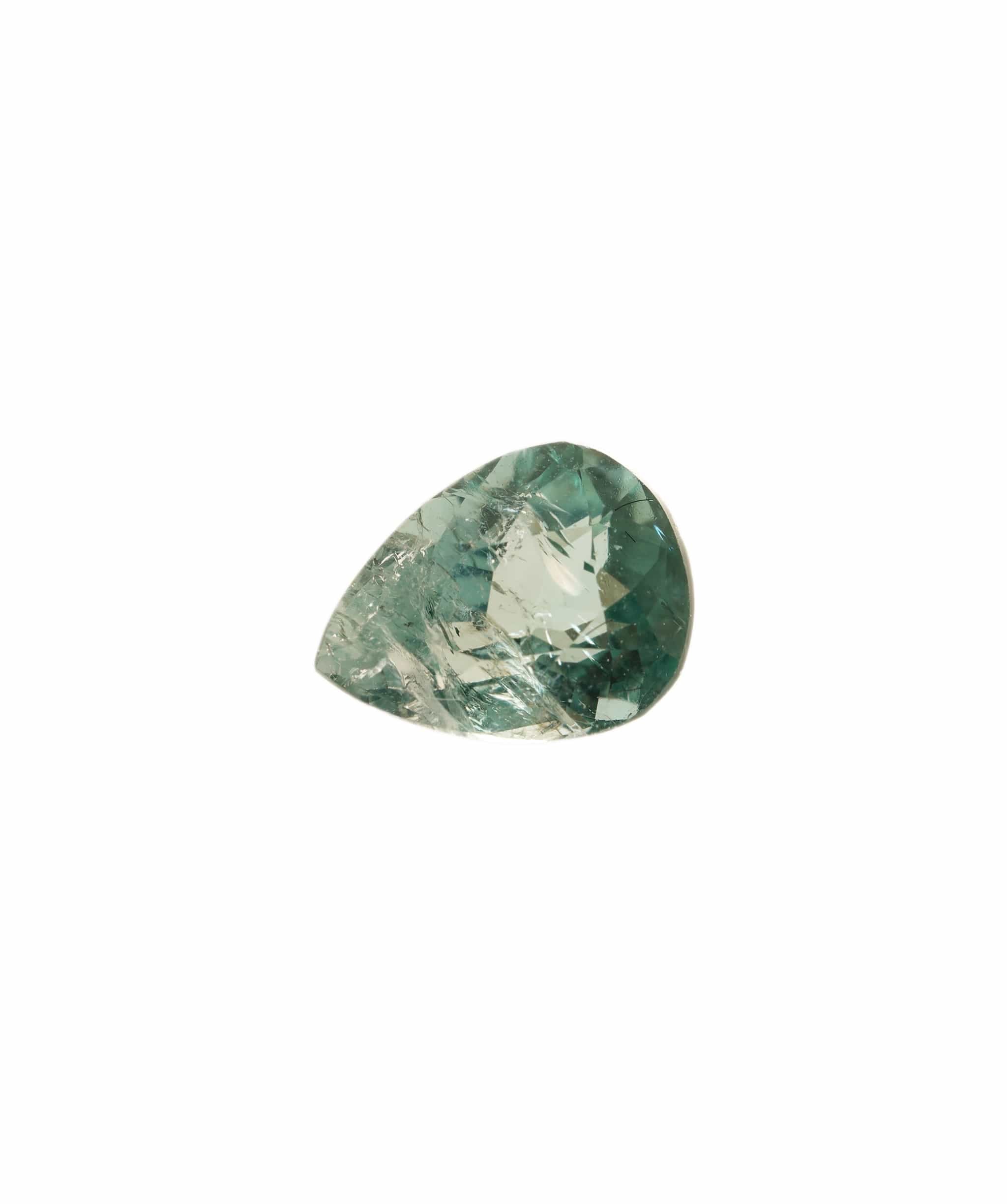 Luxury Promise Paraiba Blue Pear 0.73 crt ANC1621