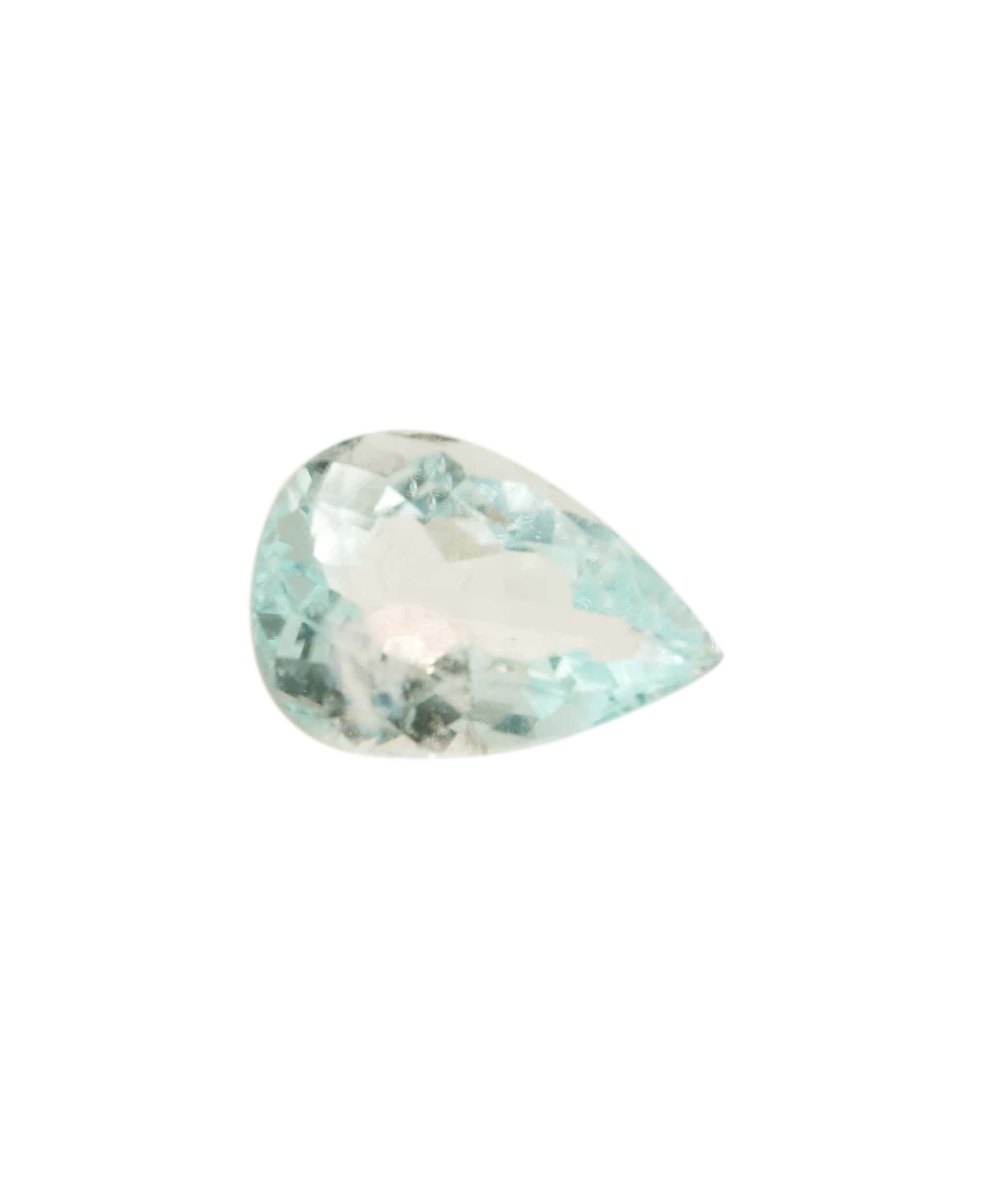 Luxury Promise Paraiba Blue Pear 0.89 crt ANC1656