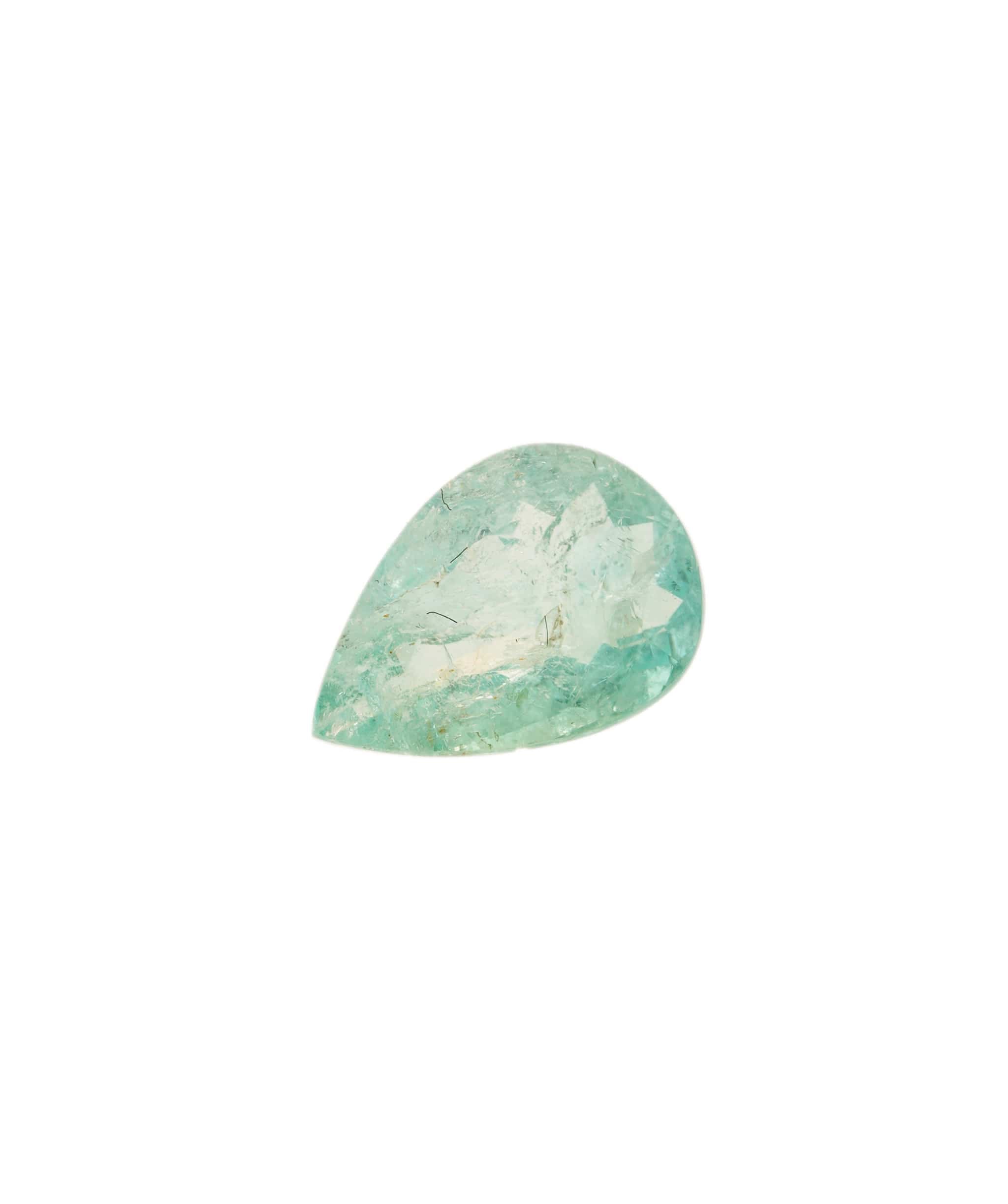 Luxury Promise Paraiba Blue Pear 1.03 crt ANC1614