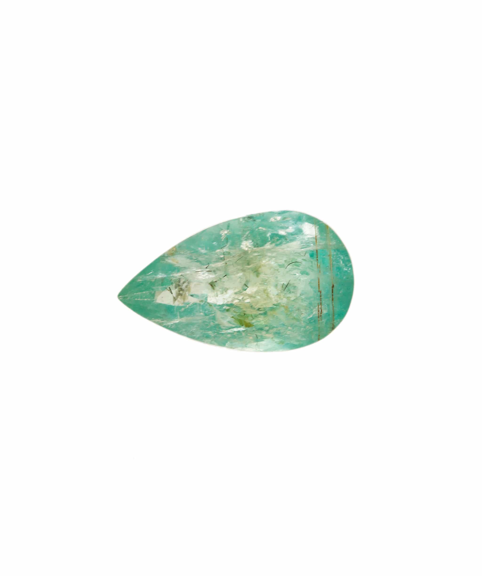 Luxury Promise Paraiba Blue Pear 1.34 crt ANC1612