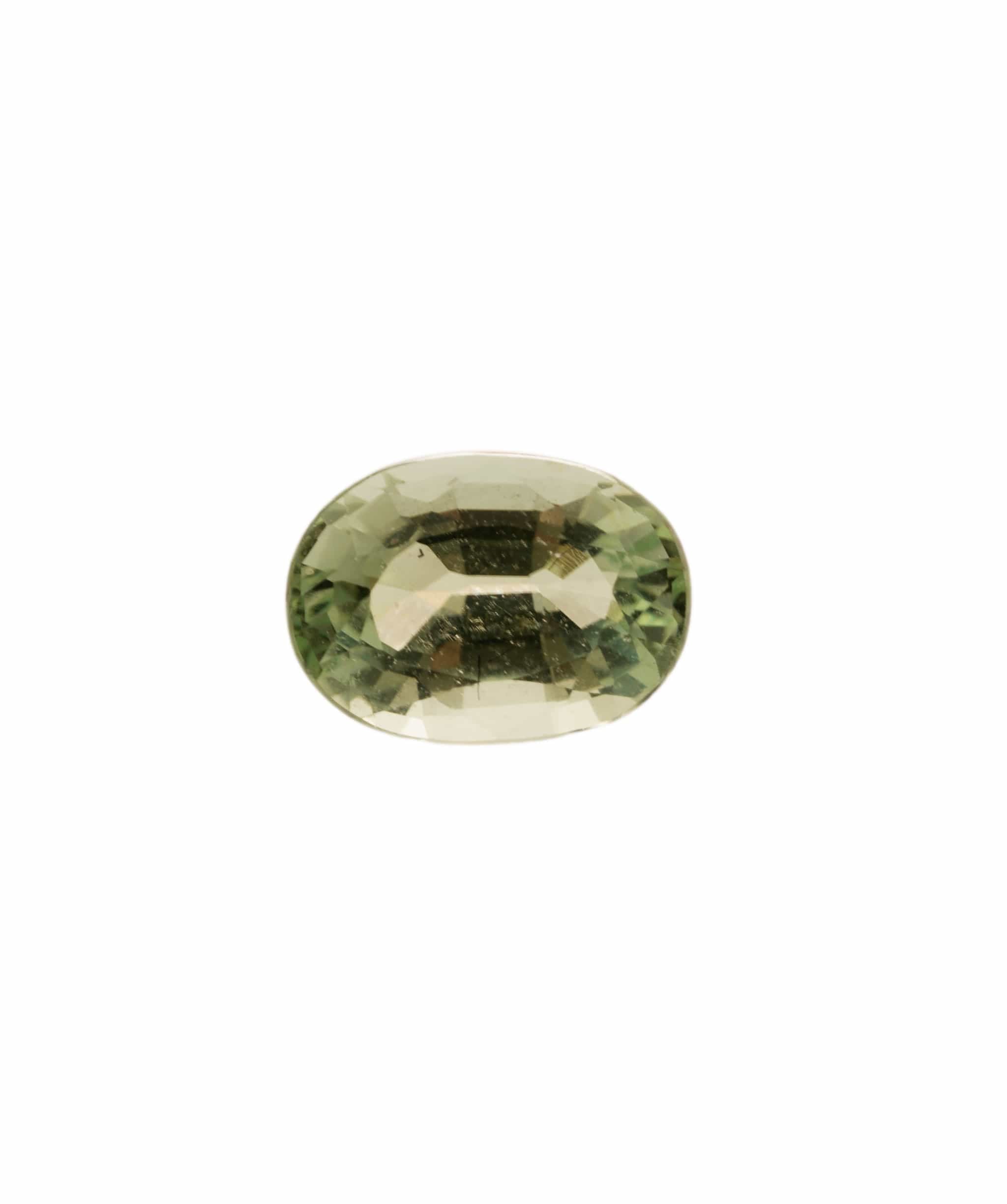 Luxury Promise Paraiba Green Oval 0.66 crt ANC1636
