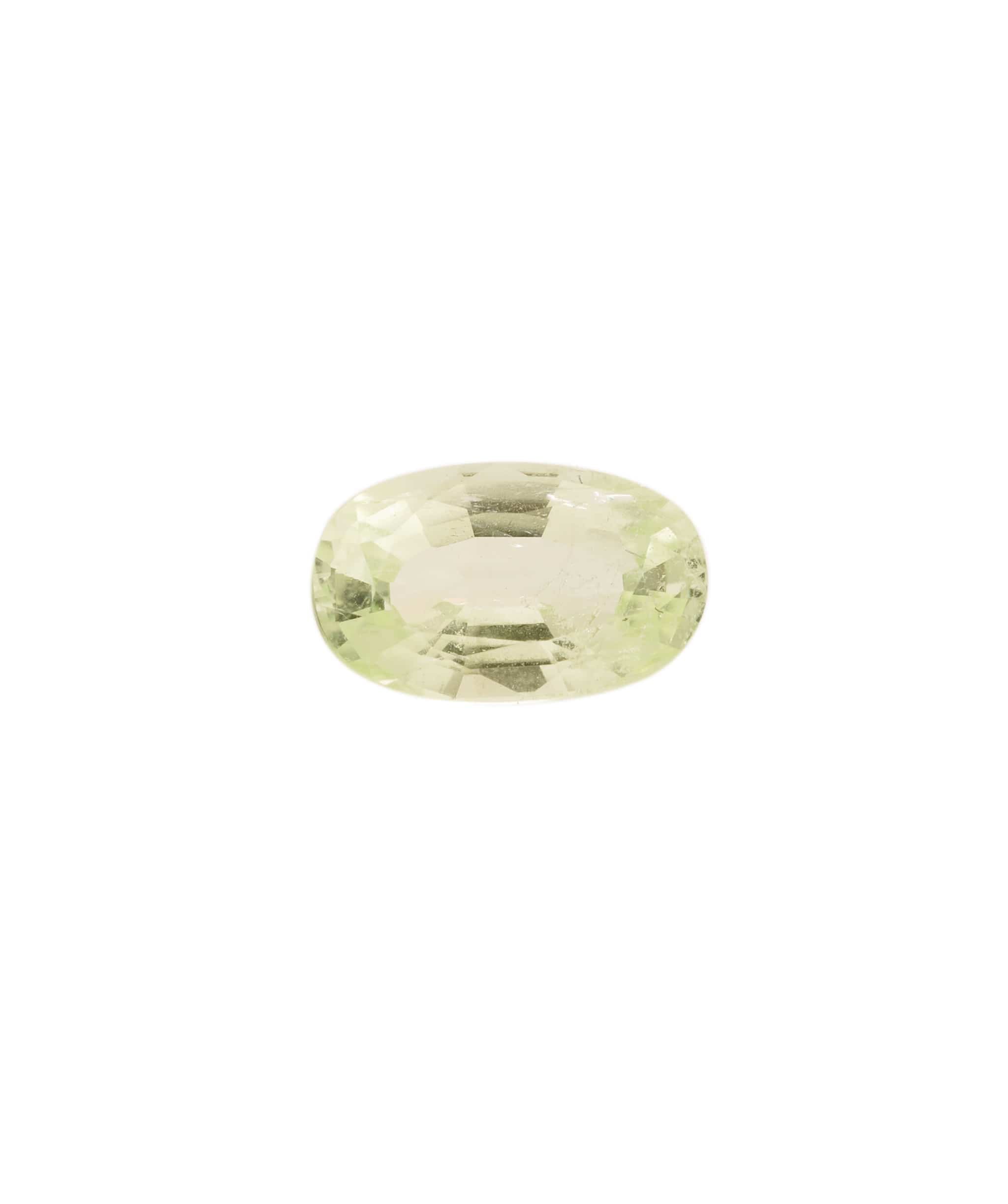 Luxury Promise Paraiba Green Oval 0.69 crt ANC1637