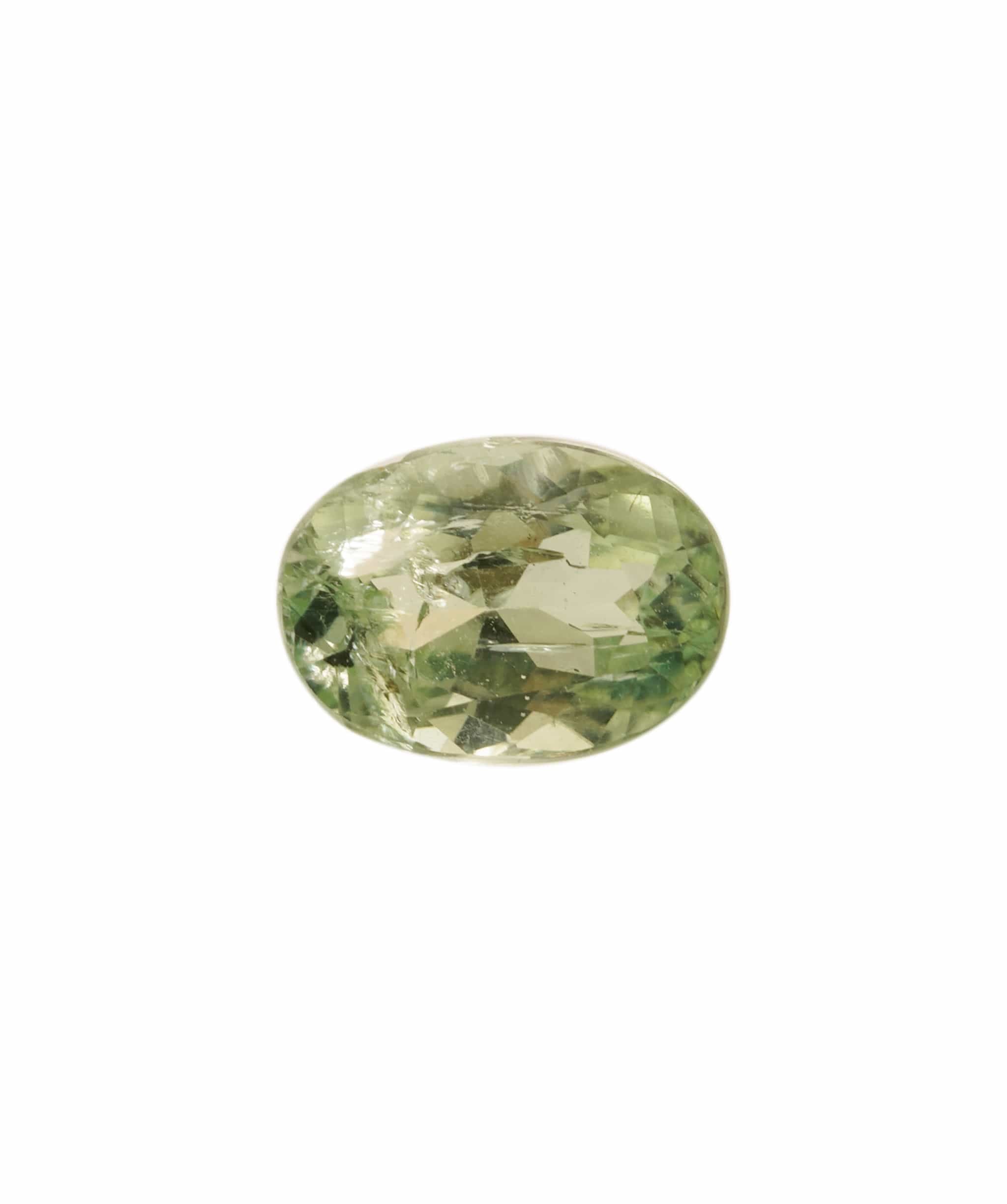 Luxury Promise Paraiba Green Oval 0.83 crt ANC1641