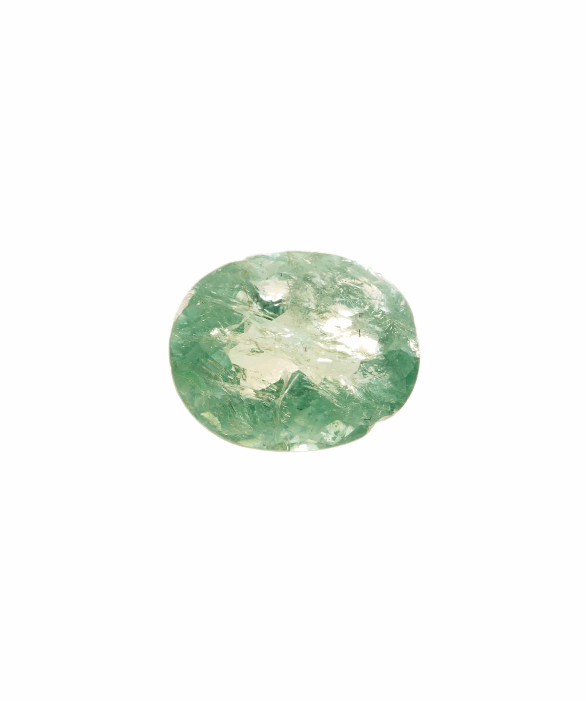 Luxury Promise Paraiba Green Oval 1.57 crt ANC1622