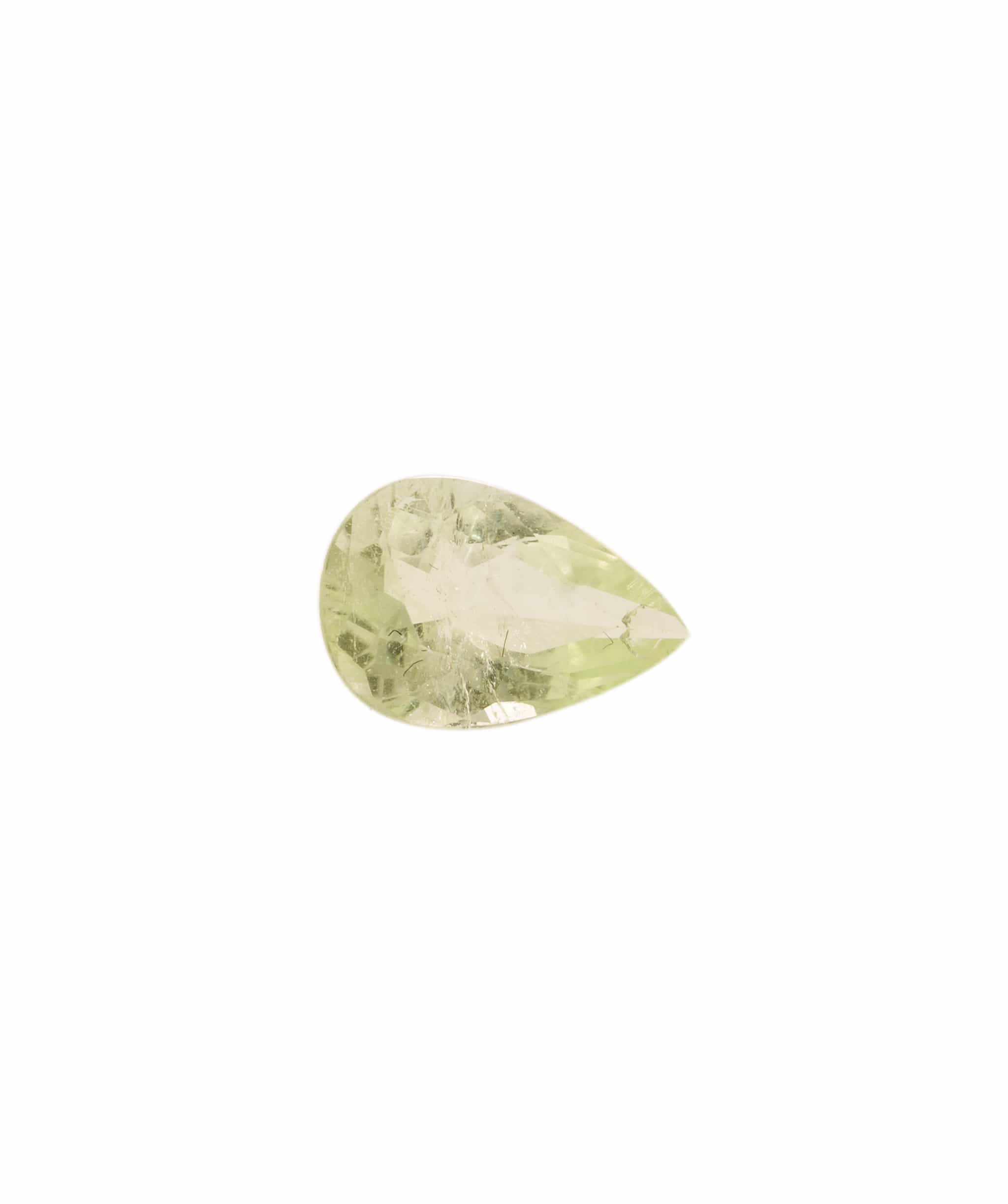 Luxury Promise Paraiba Green Pear 0.64 crt ANC1634