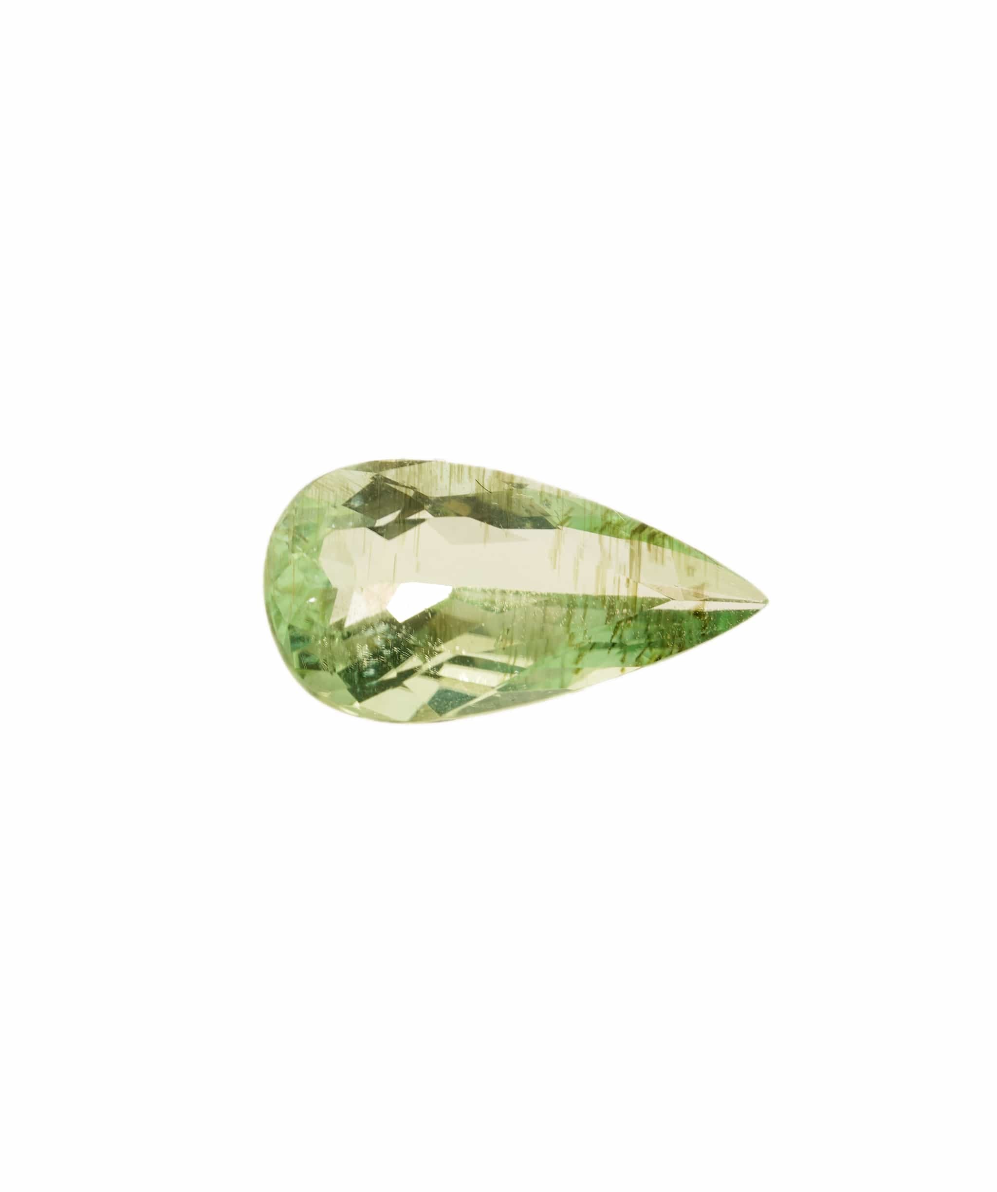 Luxury Promise Paraiba Green Pear 1.48 crt ANC1562