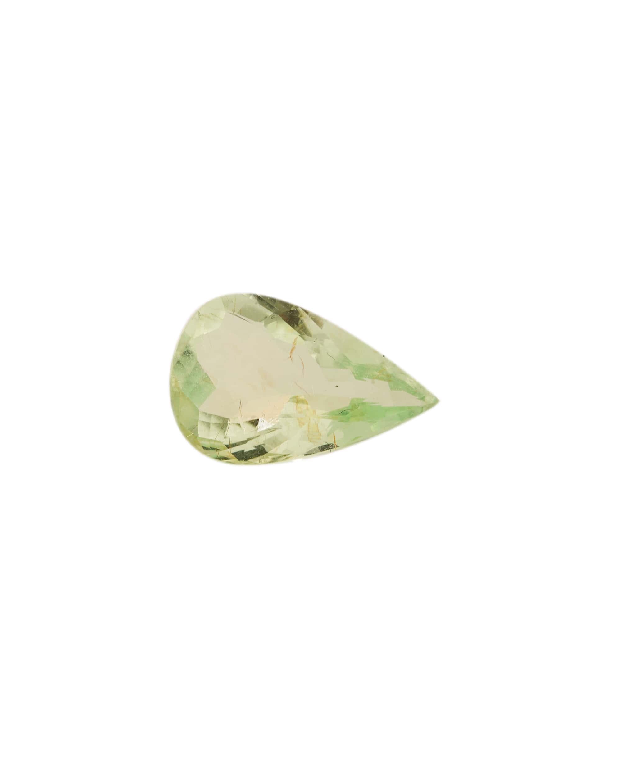 Luxury Promise Paraiba Green Pear 1.71 crt ANC1561