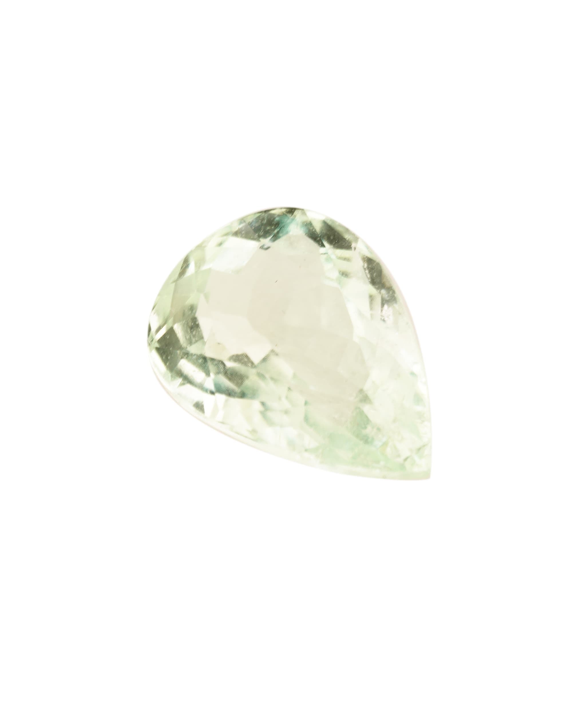 Luxury Promise Paraiba Ice Green Pear 1.18 crt ANC1666