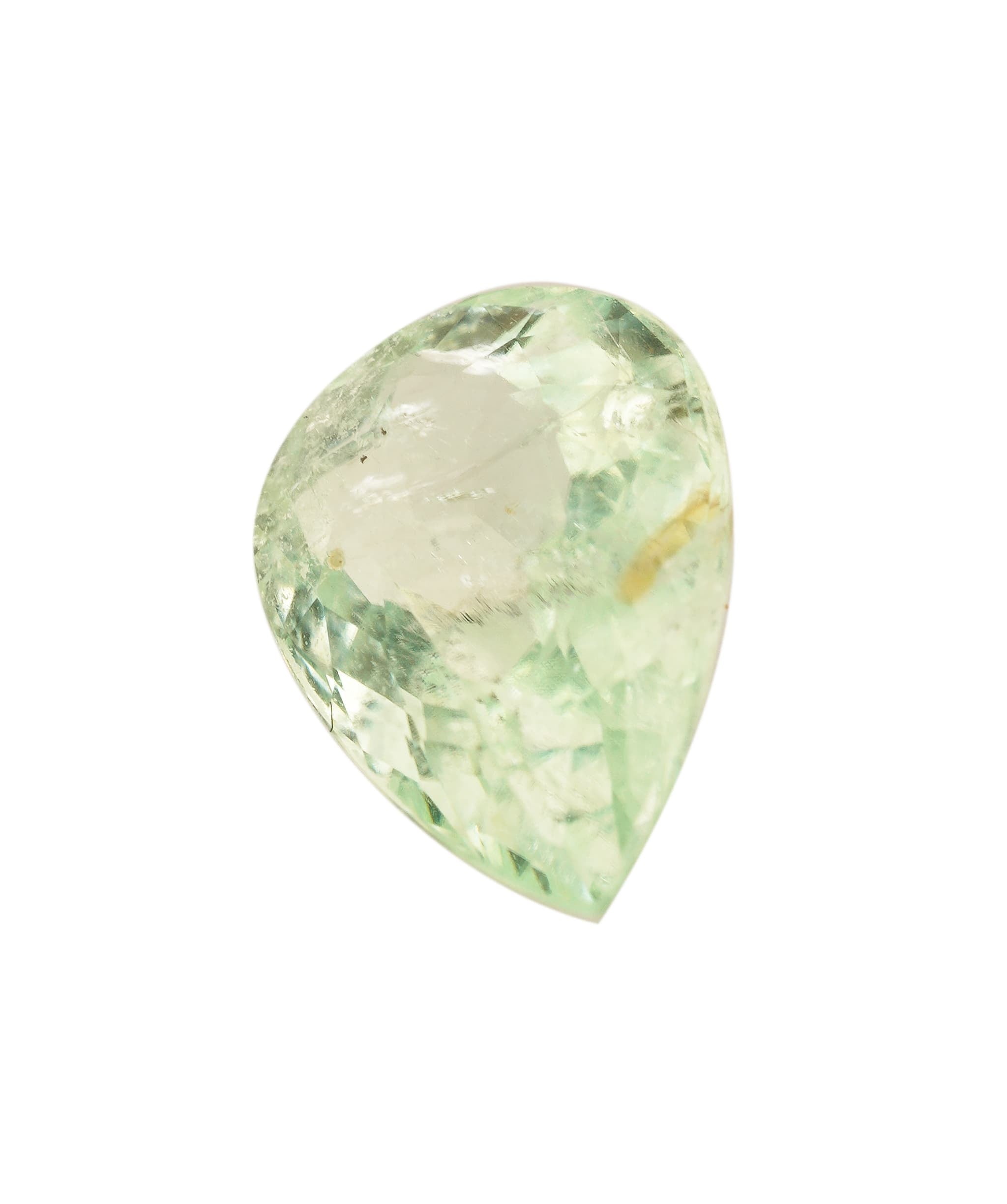 Luxury Promise Paraiba Ice Green Pear 1.26 crt ANC1665