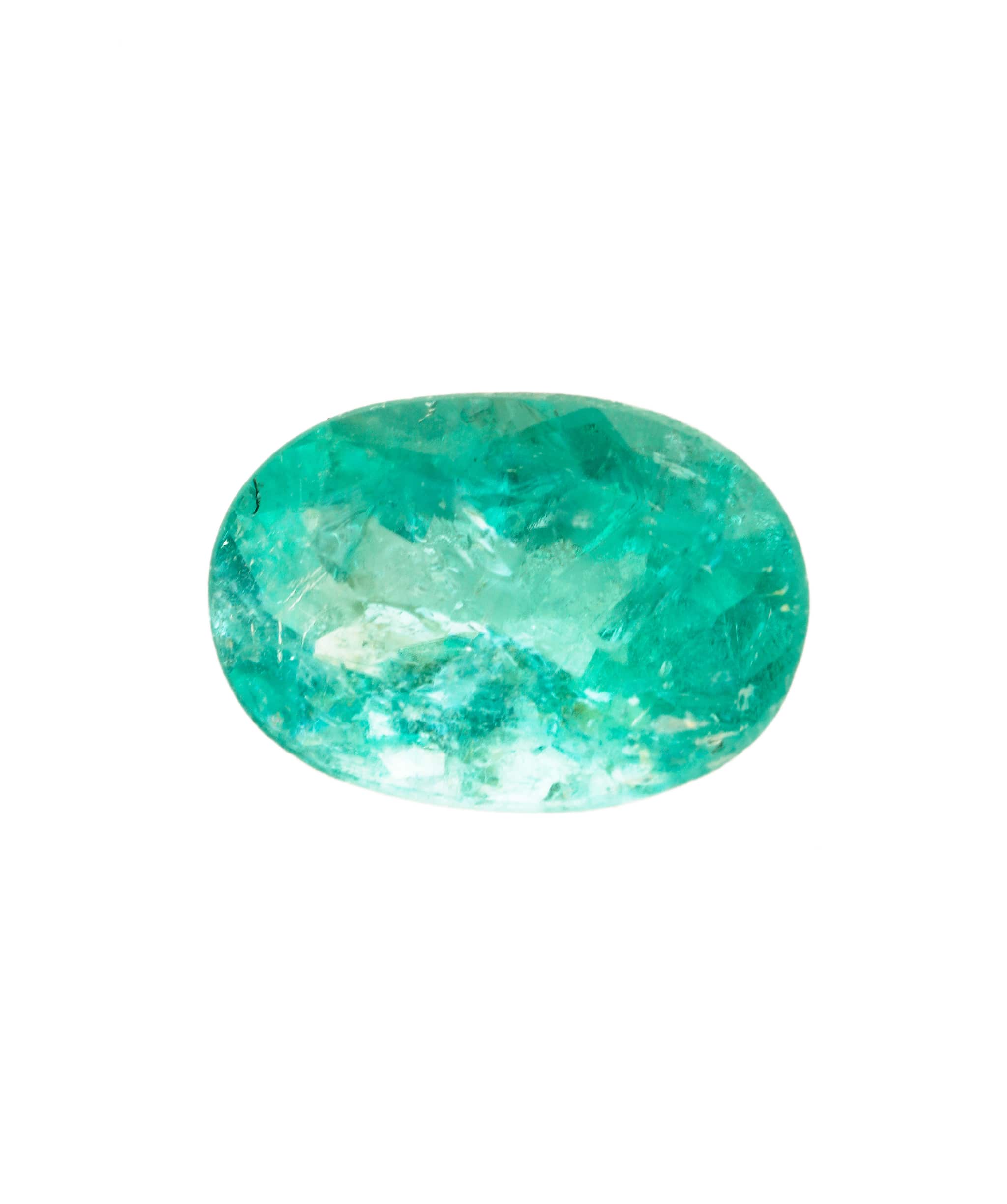 Luxury Promise Paraiba Neon Blue Oval 1.68 crt ANC1560