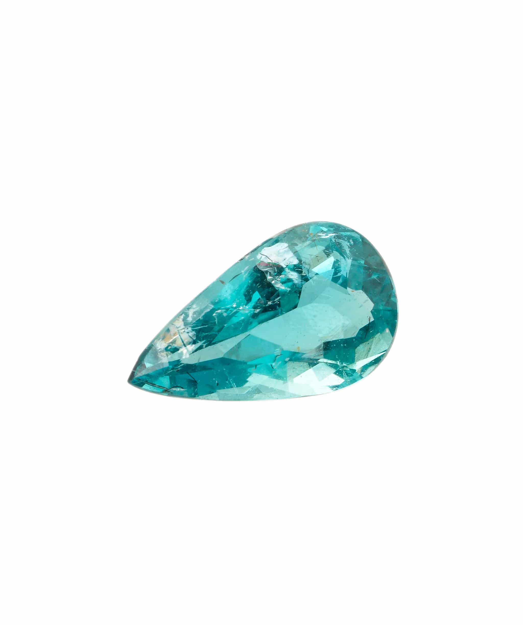 Luxury Promise Paraiba Neon Blue Pear 0.40 crt ANC1593