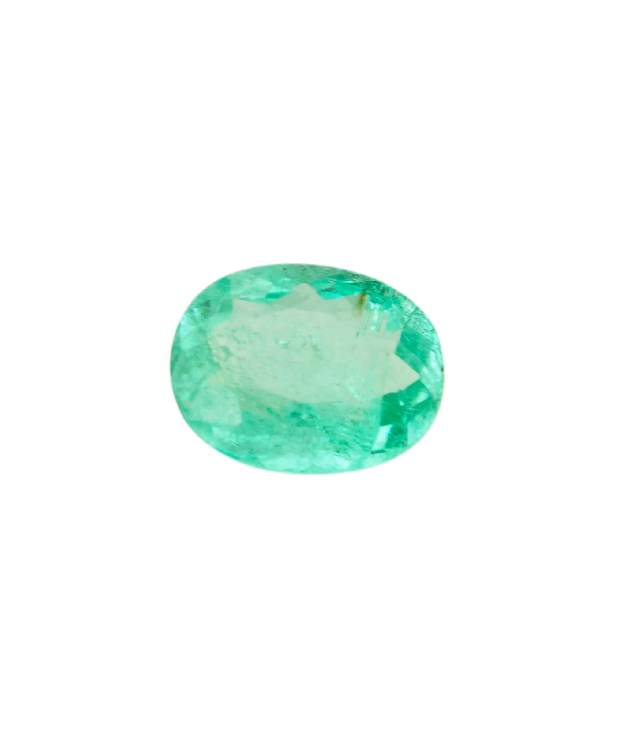 Luxury Promise Paraiba Neon Green Oval 0.50 crt ANC1590