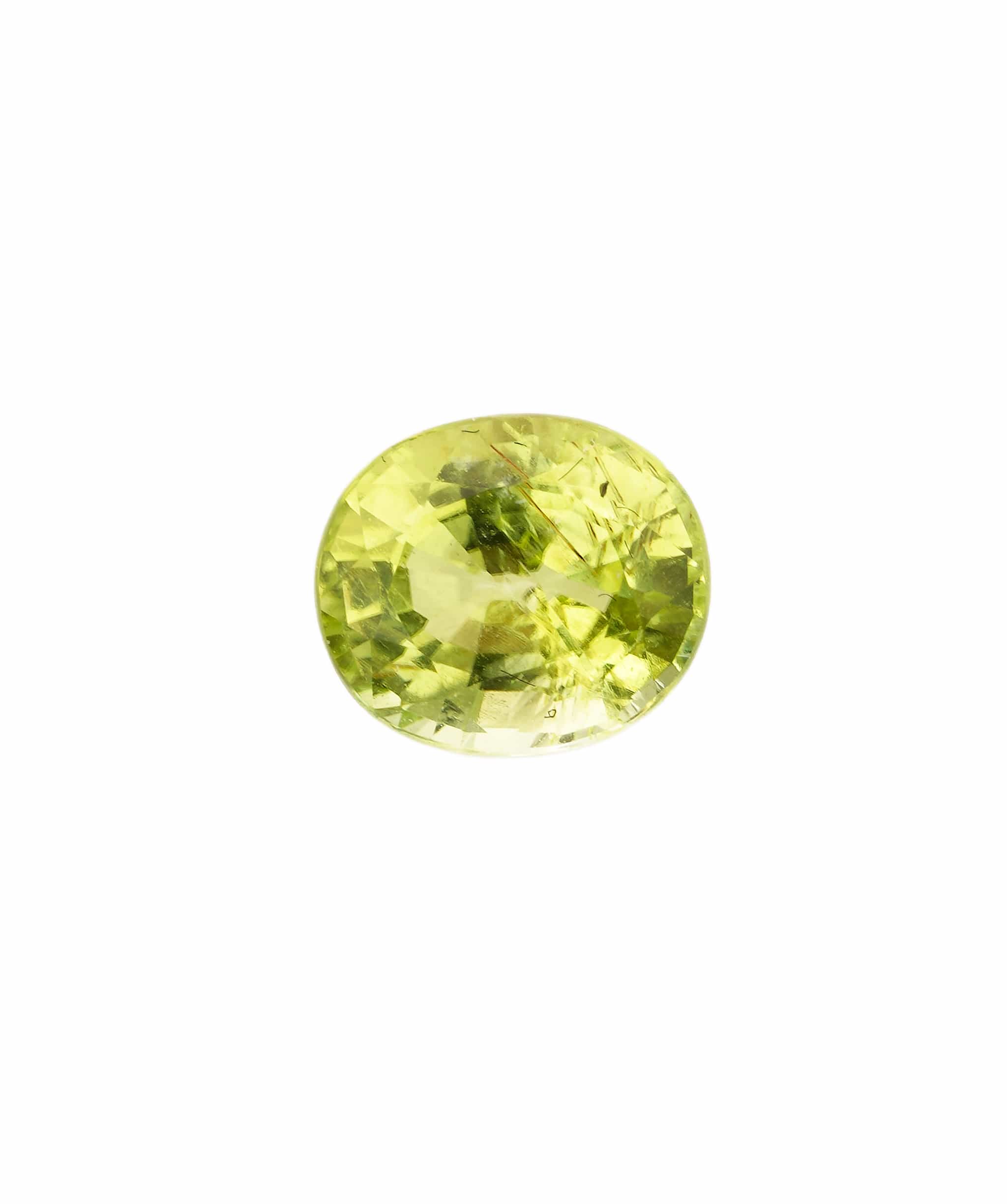 Luxury Promise Paraiba Neon Green Oval 0.75 crt ANC1582