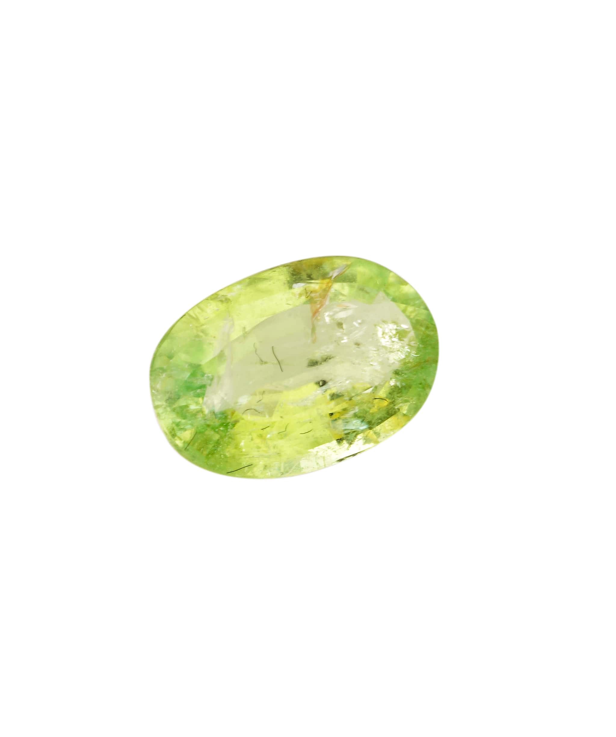 Luxury Promise Paraiba Neon Green Oval 0.77 crt ANC1584