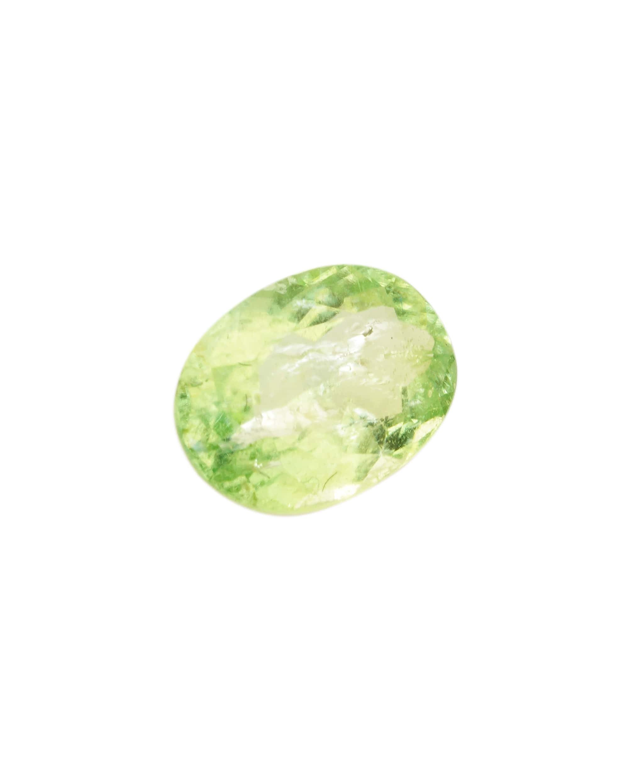 Luxury Promise Paraiba Neon Green Oval 0.80 crt ANC1581