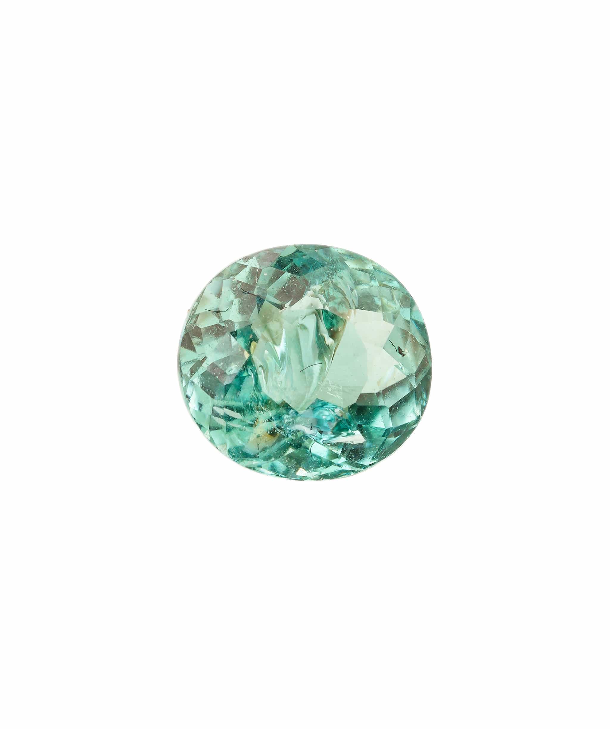 Luxury Promise Paraiba Neon Green Oval 0.90 crt ANC1600