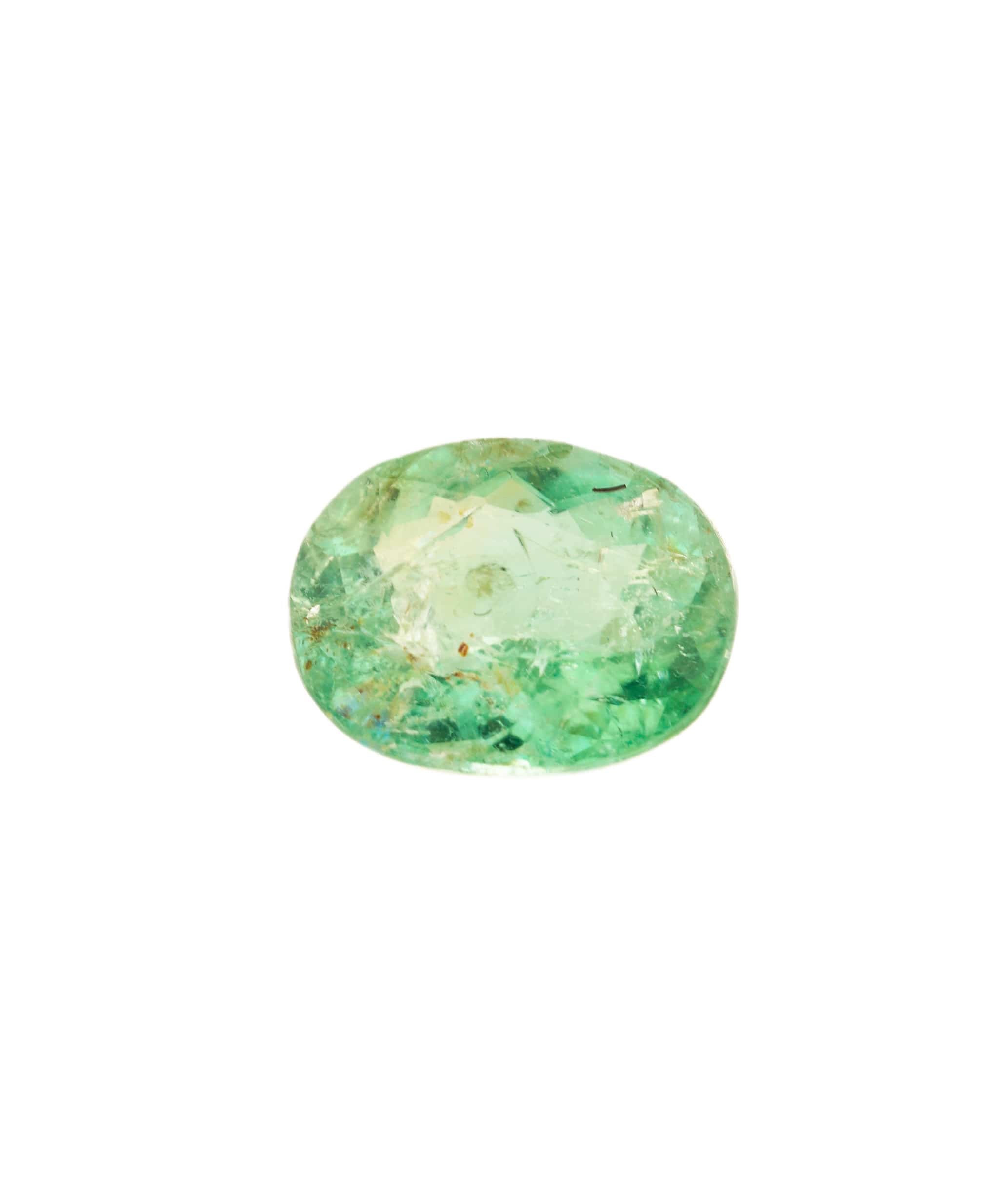 Luxury Promise Paraiba Neon Green Oval 1.43 crt ANC1597