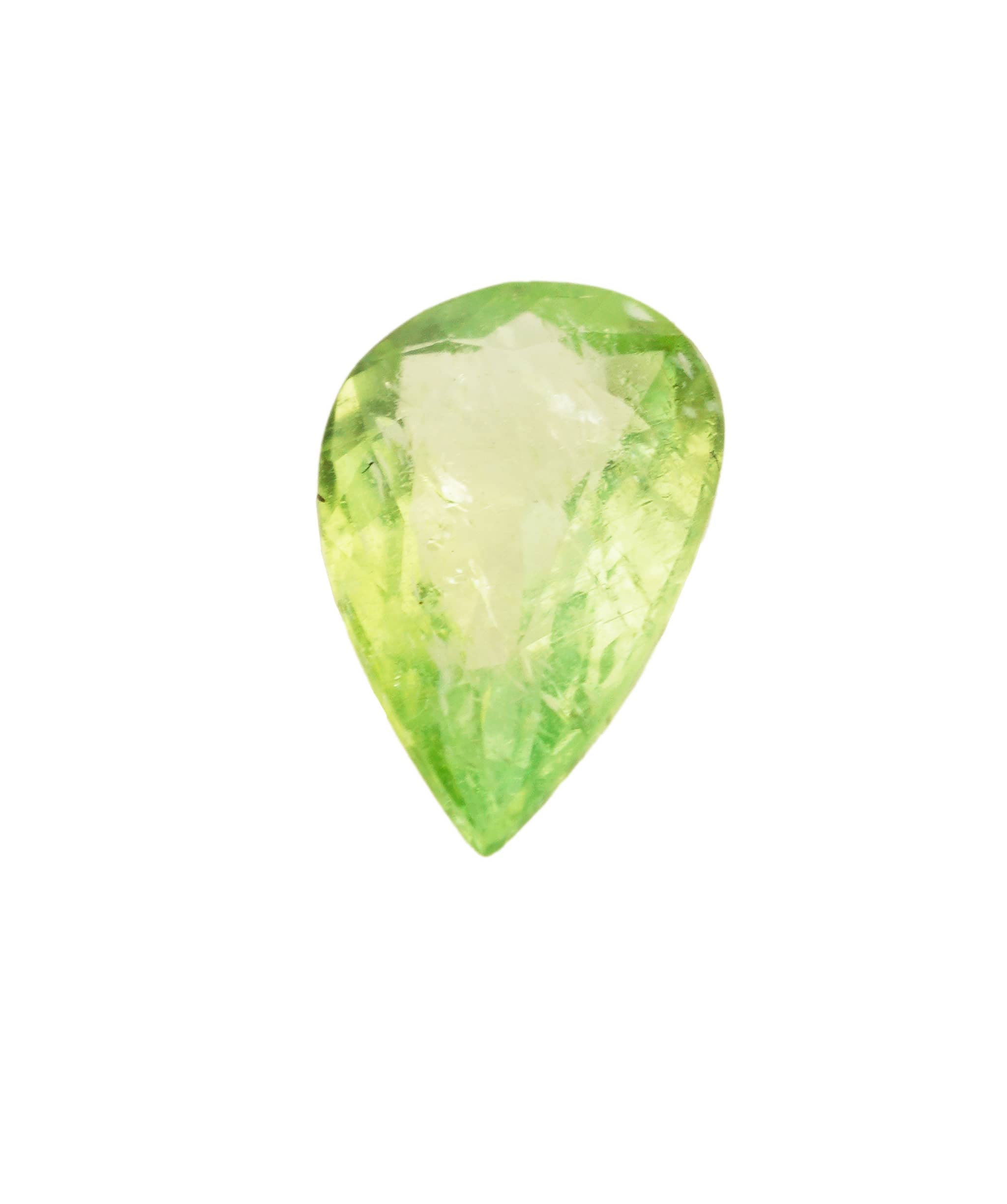 Luxury Promise Paraiba Neon Green Pear 0.56 crt ANC1576