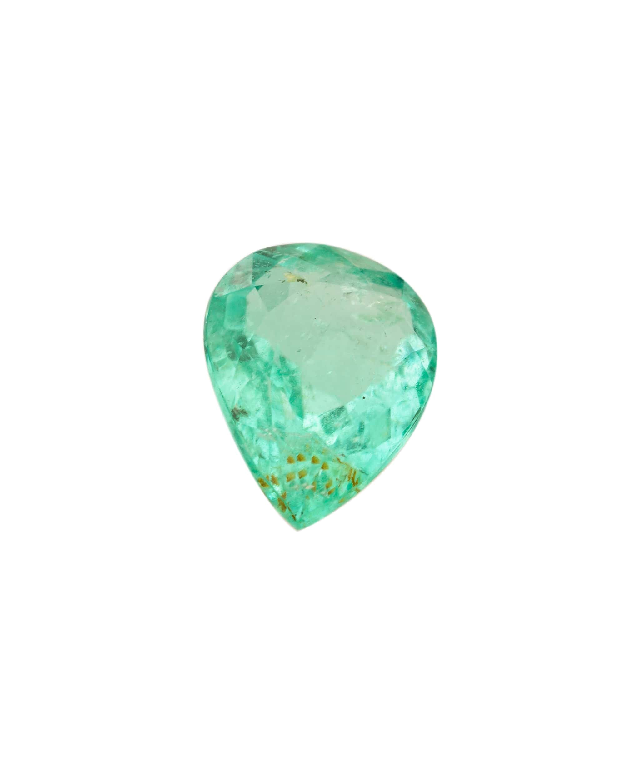 Luxury Promise Paraiba Neon Green Pear 0.63 crt ANC1592