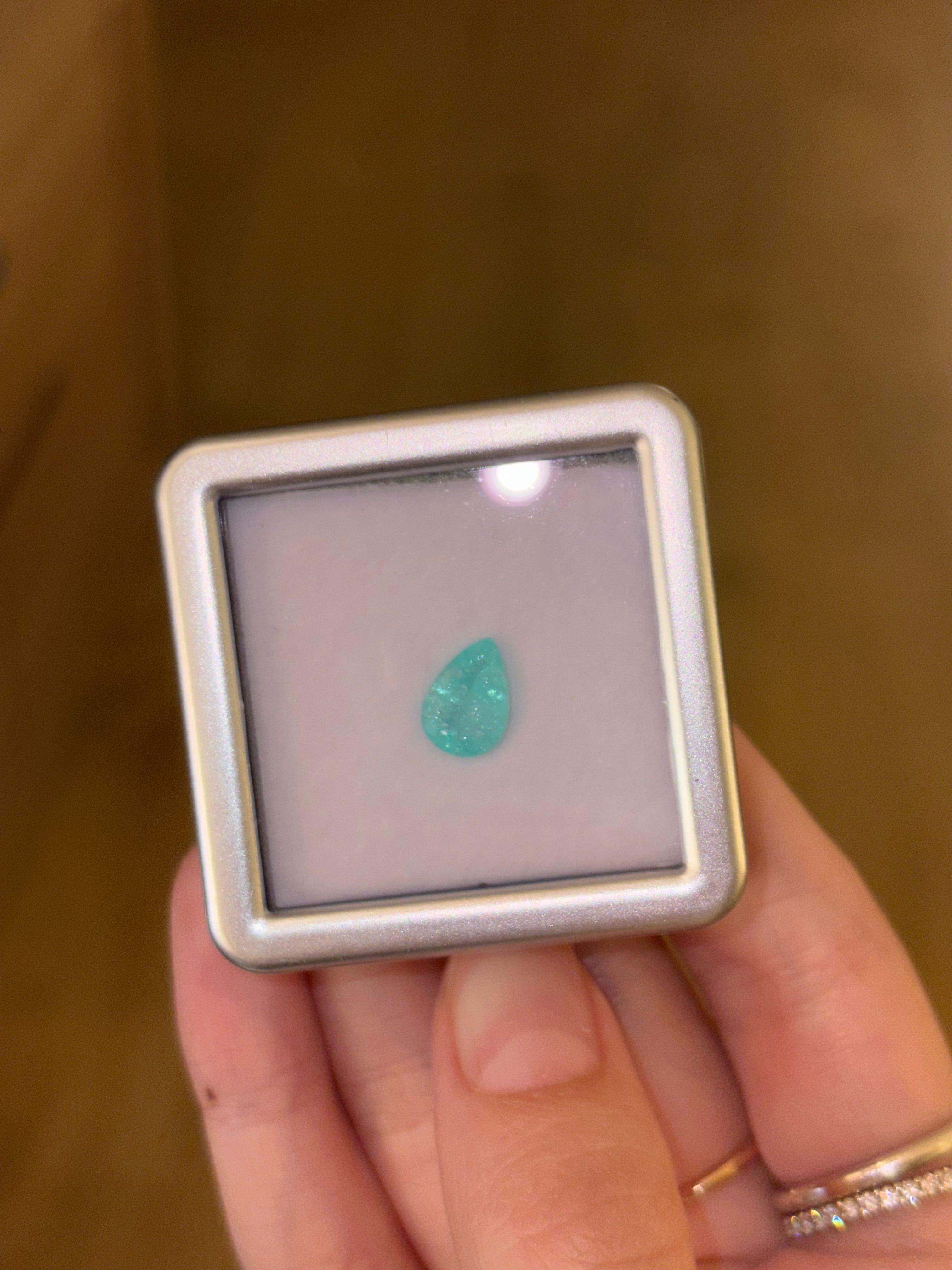 Luxury Promise Paraiba Pear for Mega DXBCD0377