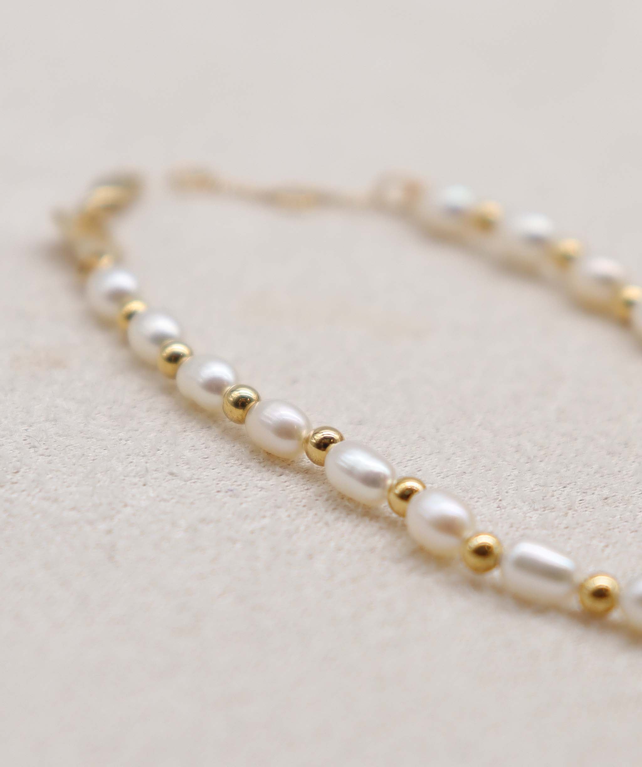 Luxury Promise Pearl Gold Bracelet 18k gold ASC6877