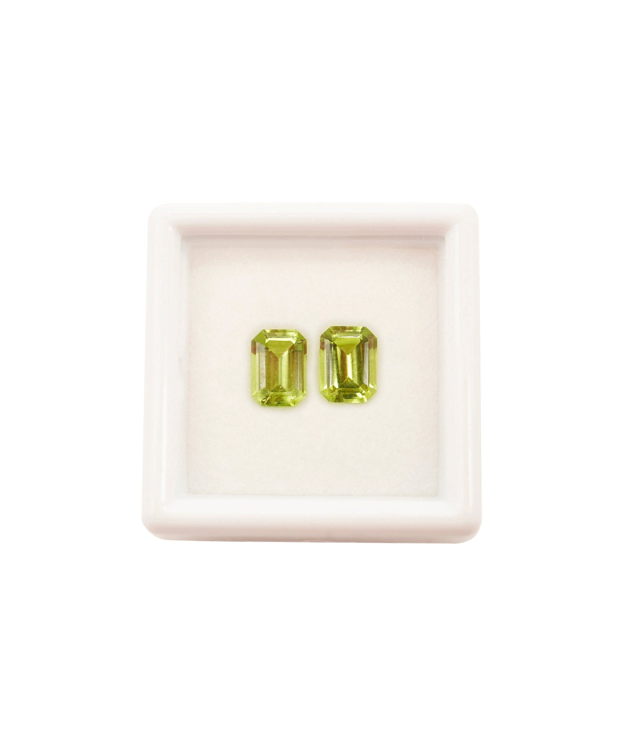 Luxury Promise Peridot Pair 2.99 Green Emerald ALC3405