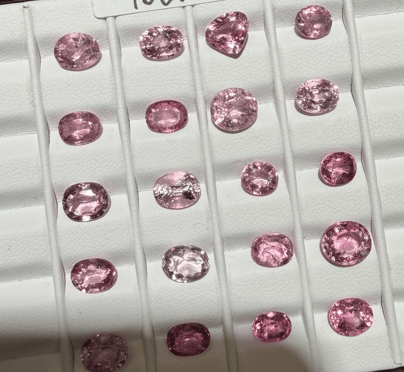 Luxury Promise Pink copper bearing tourmaline  (price per 1 stone) DXBCS3916