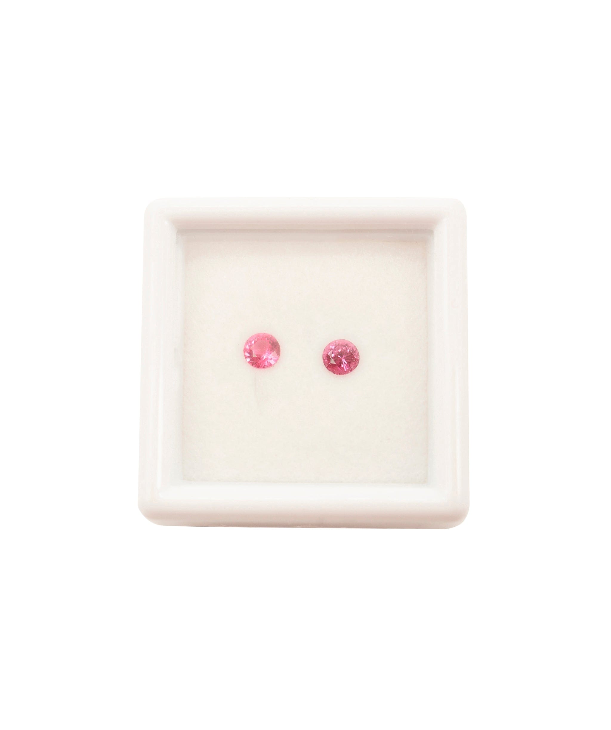 Luxury Promise Pink Spinel Pair 0.73 Pink Round ALC3410