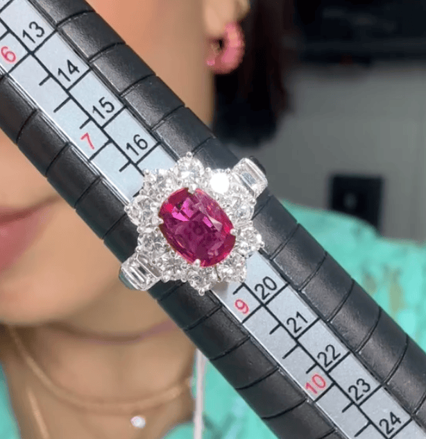 Luxury Promise PM900 Ruby Ring J04243WJTZ