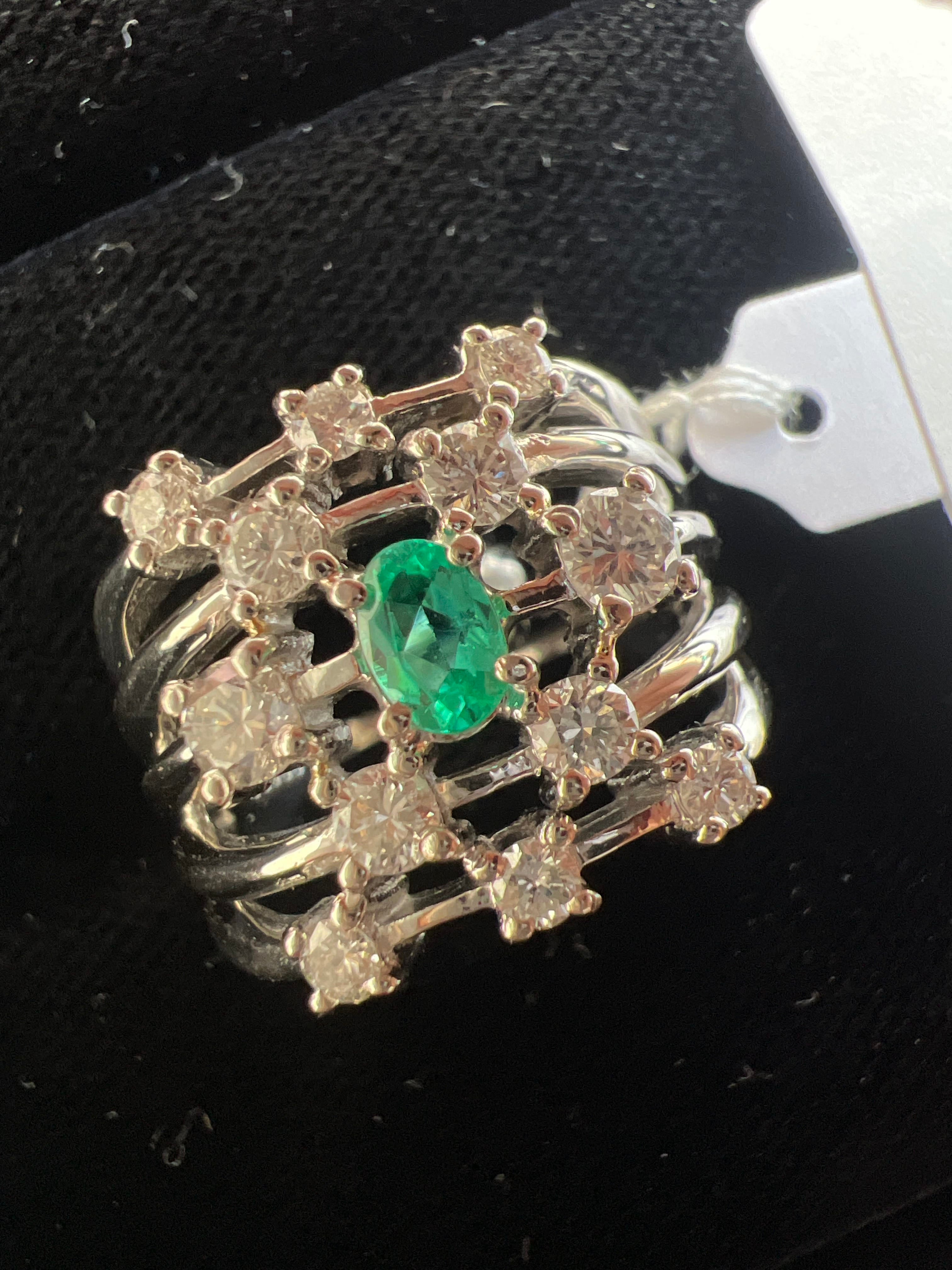 Luxury Promise PT900 PARAIBA TOURMALINE RING PR 0.28 DA 0.889 12.5 GIA Brazil 26-6734