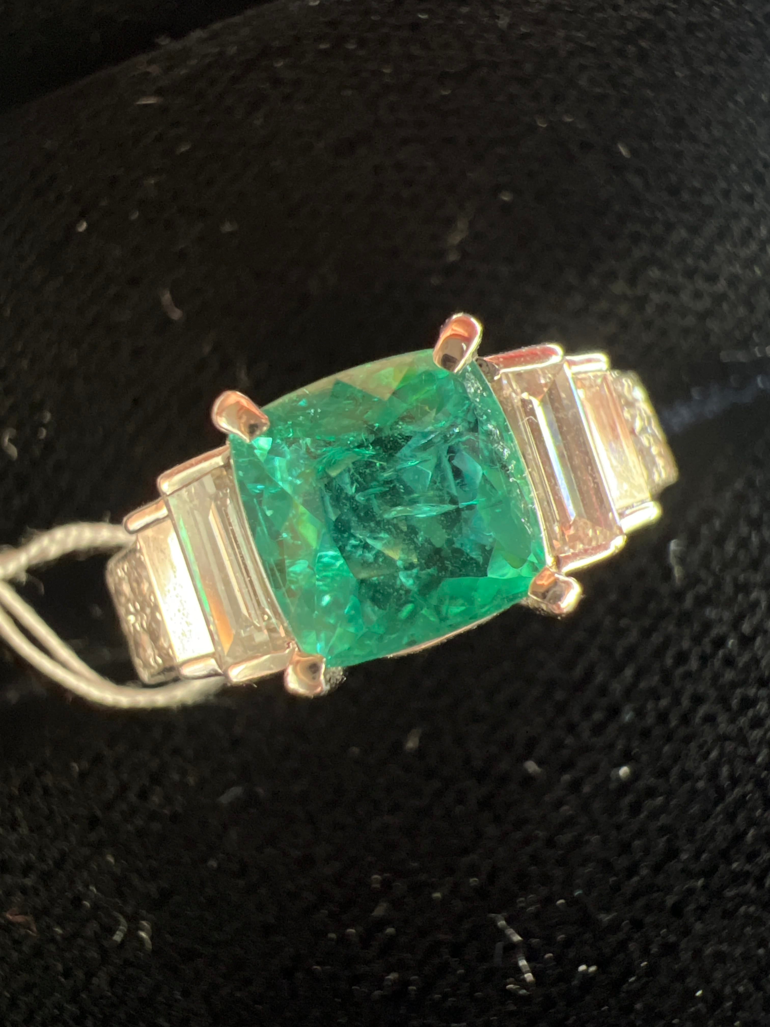 Luxury Promise PT900 PARAIBA TOURMALINE RING PR 1.301 DA 0.65 8.3g GIA Brazil 8.3g 23-15265
