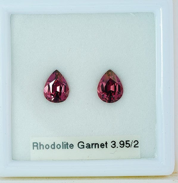 Luxury Promise Rhodolite 3.95 cts / 2pcs 25362