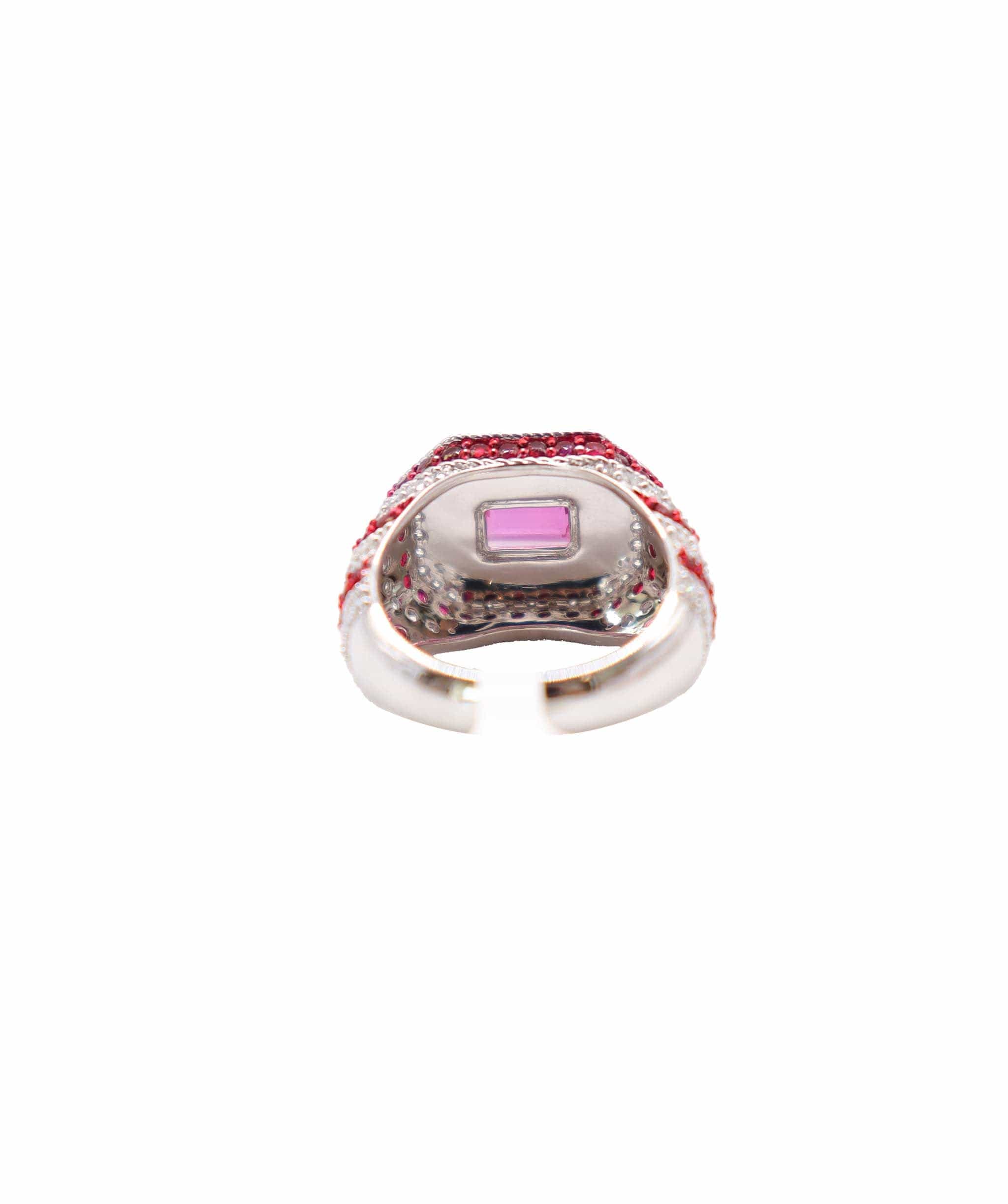 Luxury Promise Ring Baby Pink EU-47 Gold:  5.329 / Diamond: 0.630 / CS: 1.170 R-U16G ASC6548