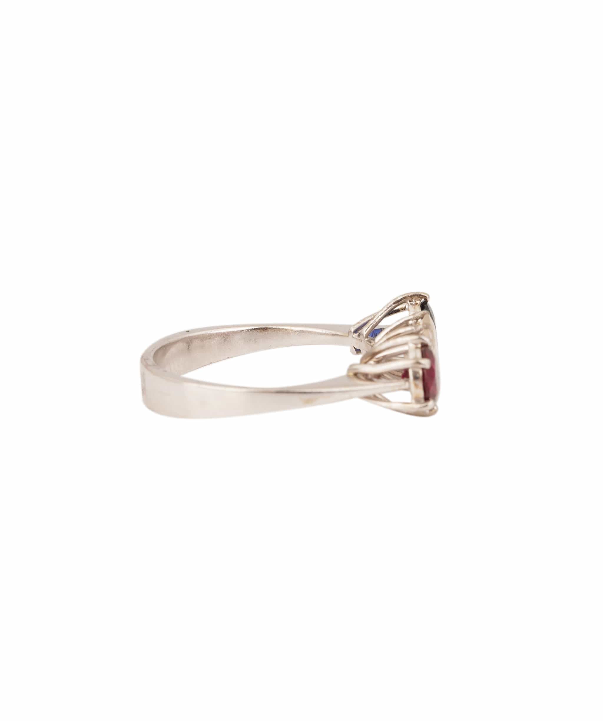 Luxury Promise Ruby, Diamond and Sapphire Ring WAHA188