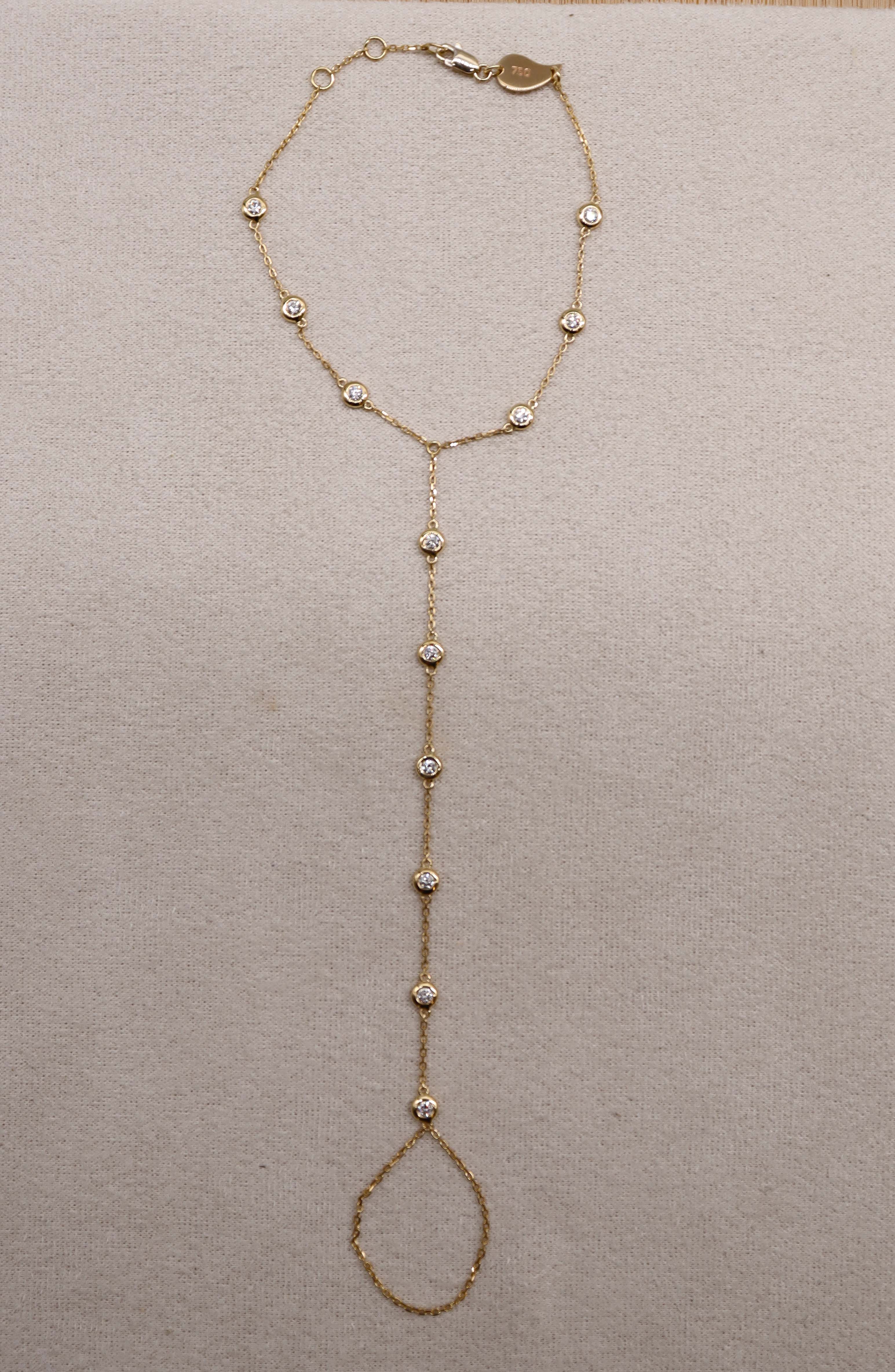 Luxury Promise Sahara Diamond Hand Chain ASC6890