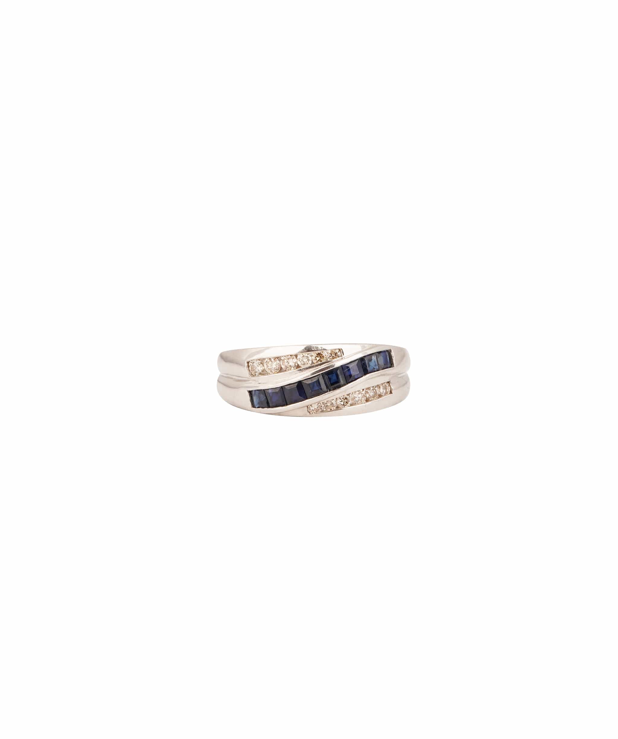 Luxury Promise Sapphire and Diamond Ring WAHA93