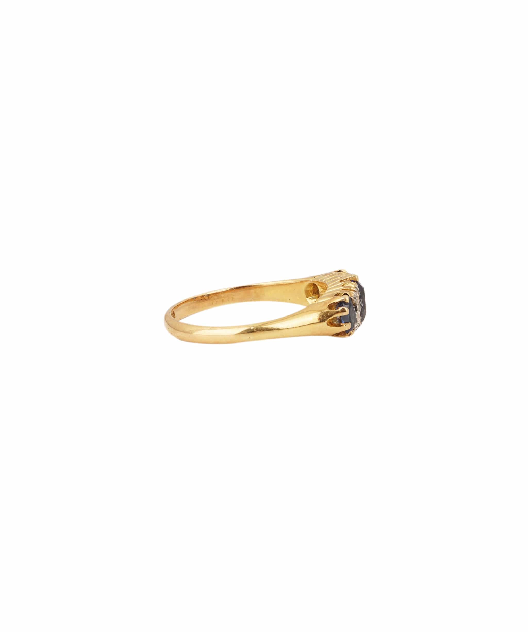 Luxury Promise Sapphire and Diamond Ring WAHLKA-14