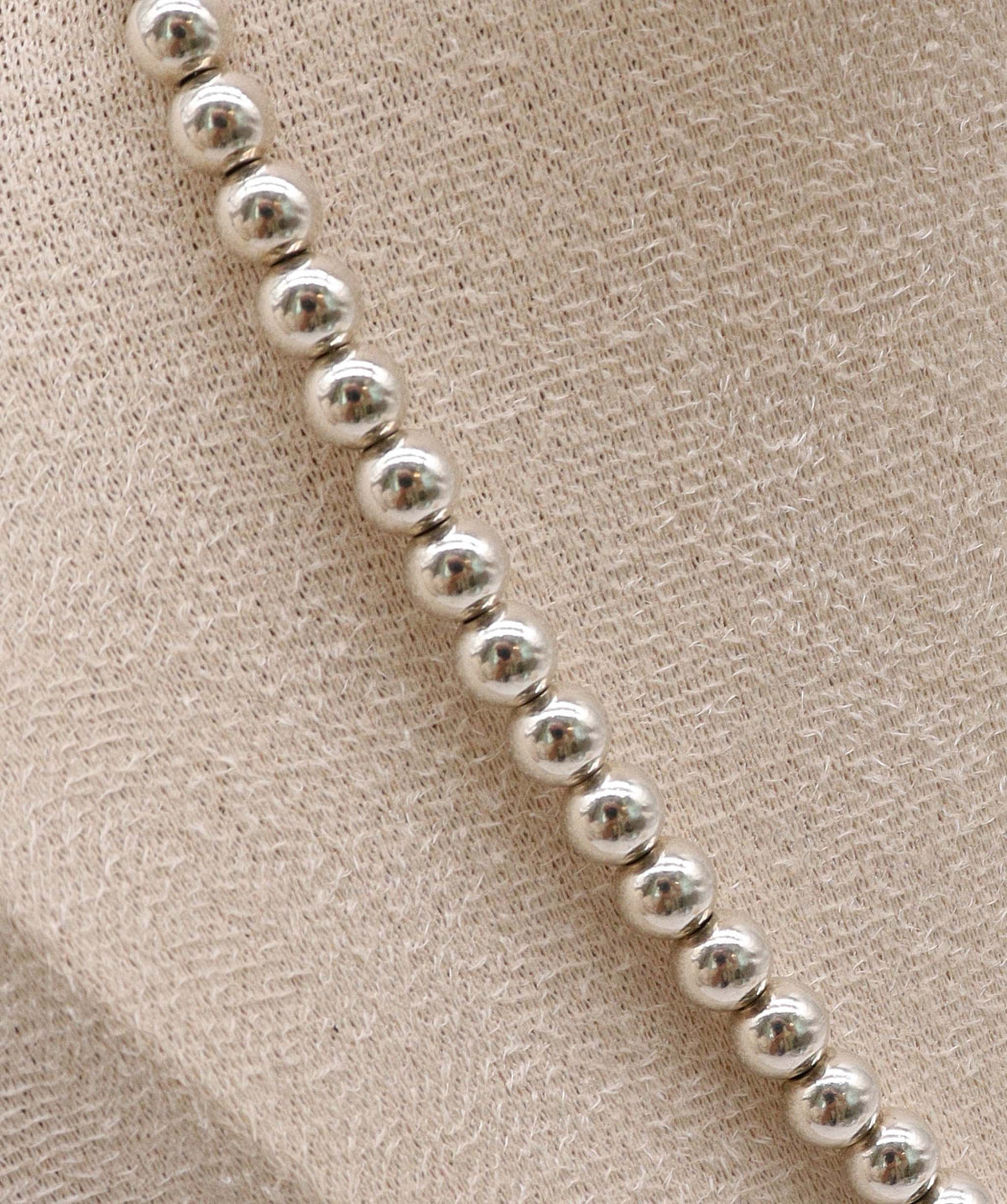 Luxury Promise Silver Beads 6mm DXBS6918