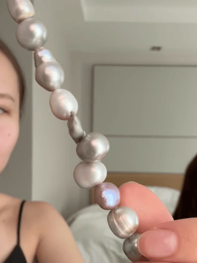 Luxury Promise Silver Pearls Freshwater Cultured DXBCS2896