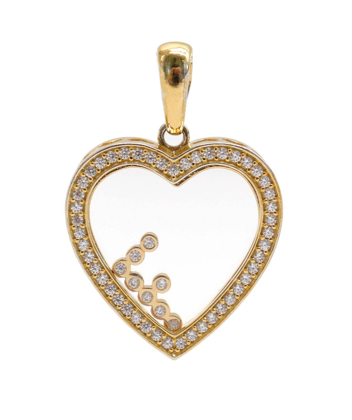 Luxury Promise Silver Pendant F DXBS6921