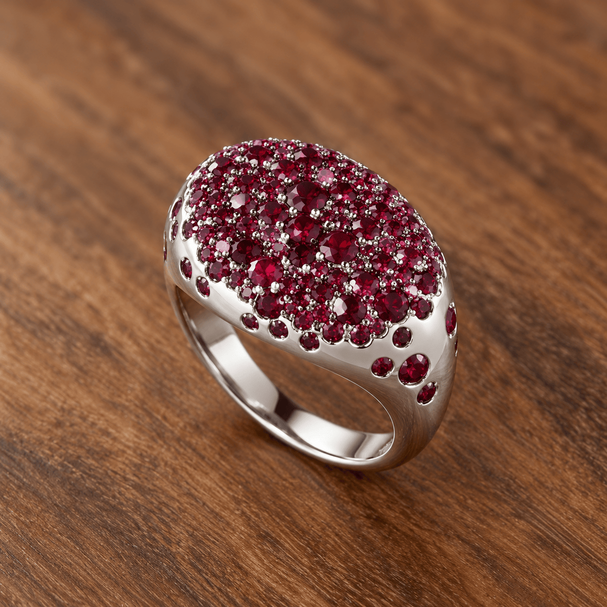 Luxury Promise Silver Sugar Dust Band Ring SETTING ONLY SABSET071