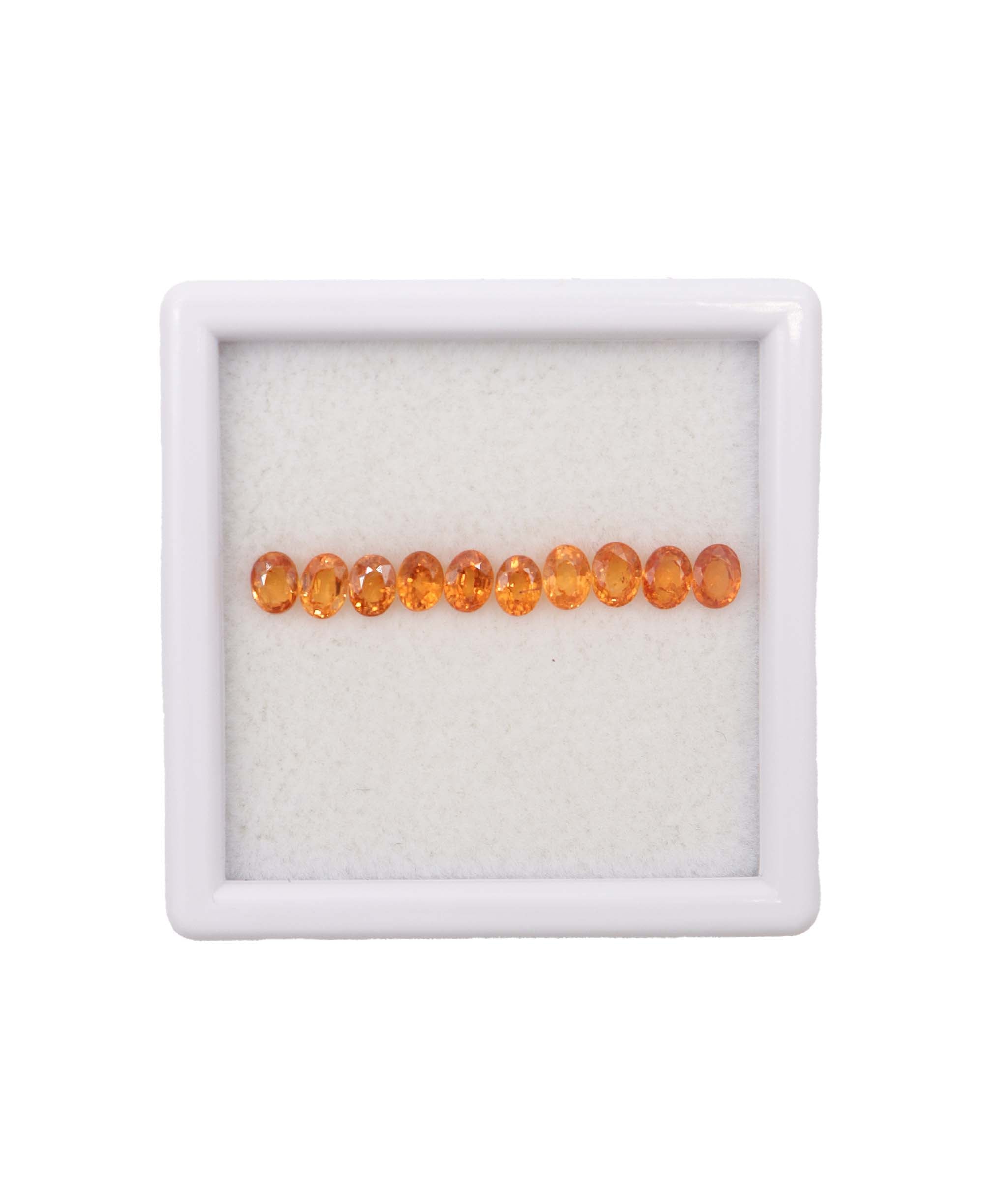 Luxury Promise Spessartite melee 4x3 10 stones DXBD0169